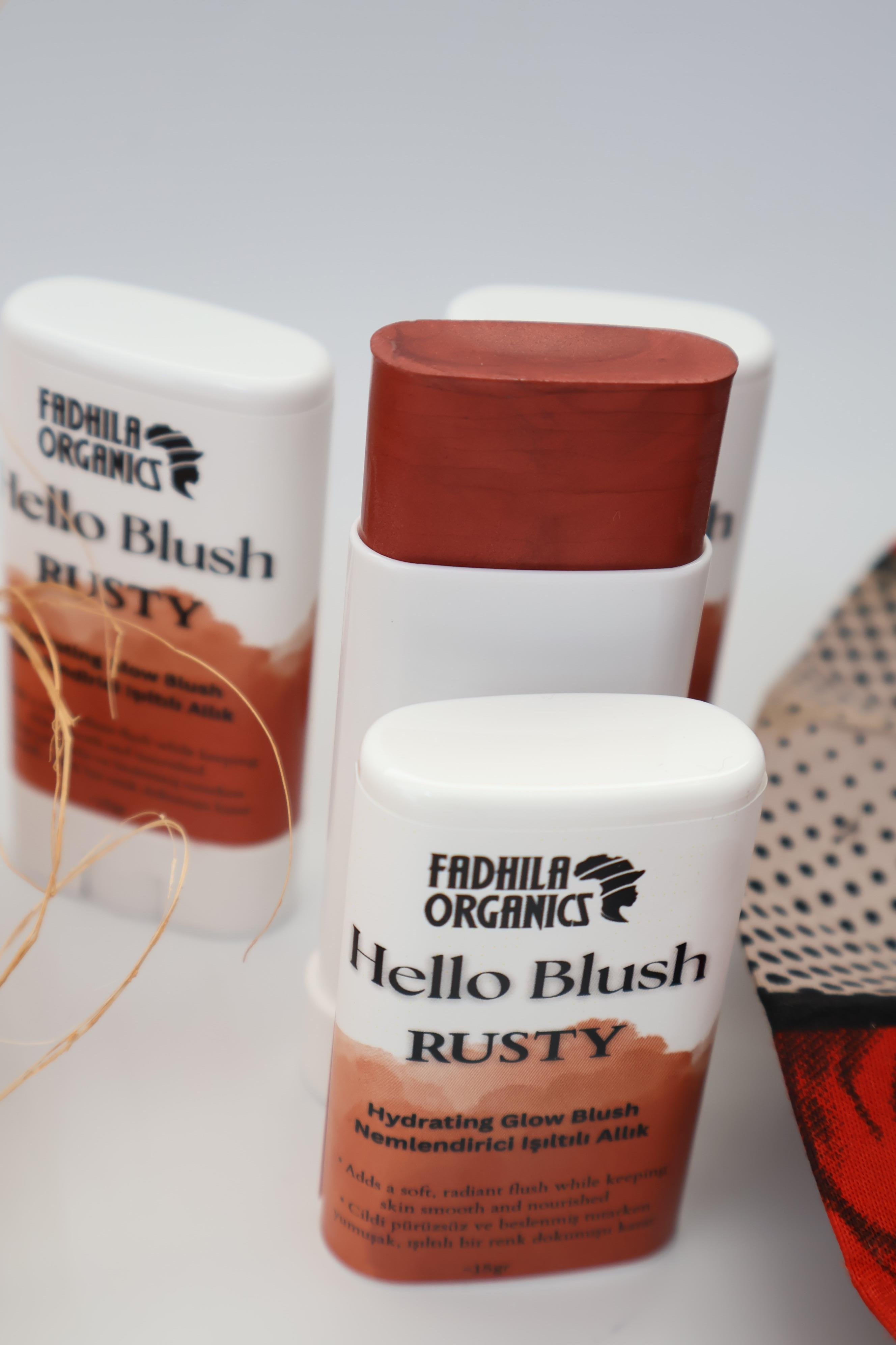 Hello Blush Doğal Işıltılı Stick Allık - Rusty