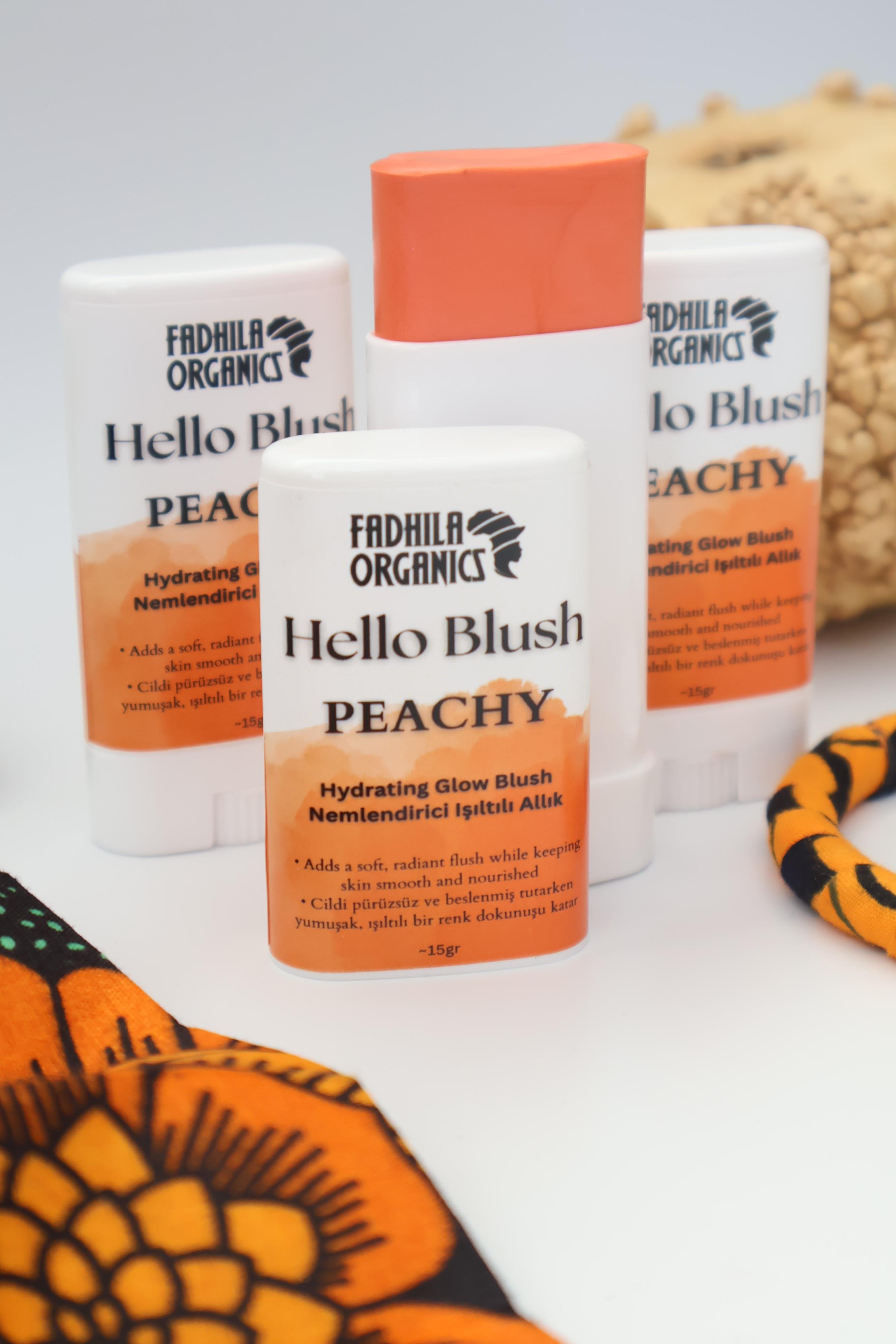Hello Blush Doğal Işıltılı Stick Allık - Peachy