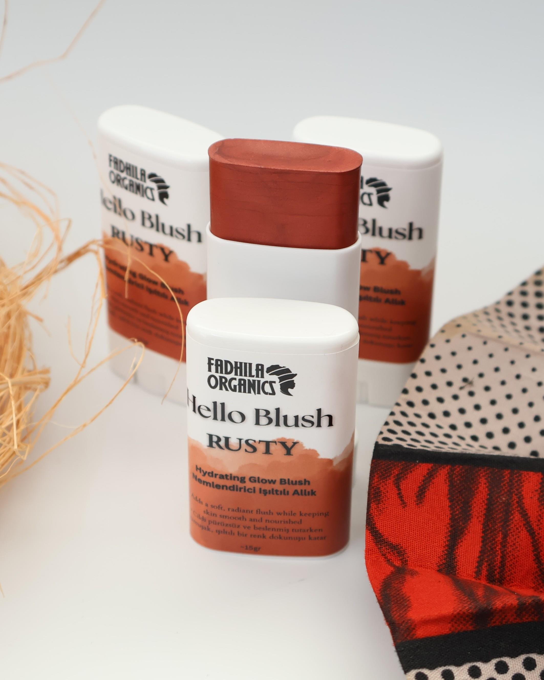 Hello Blush Doğal Işıltılı Stick Allık - Rusty