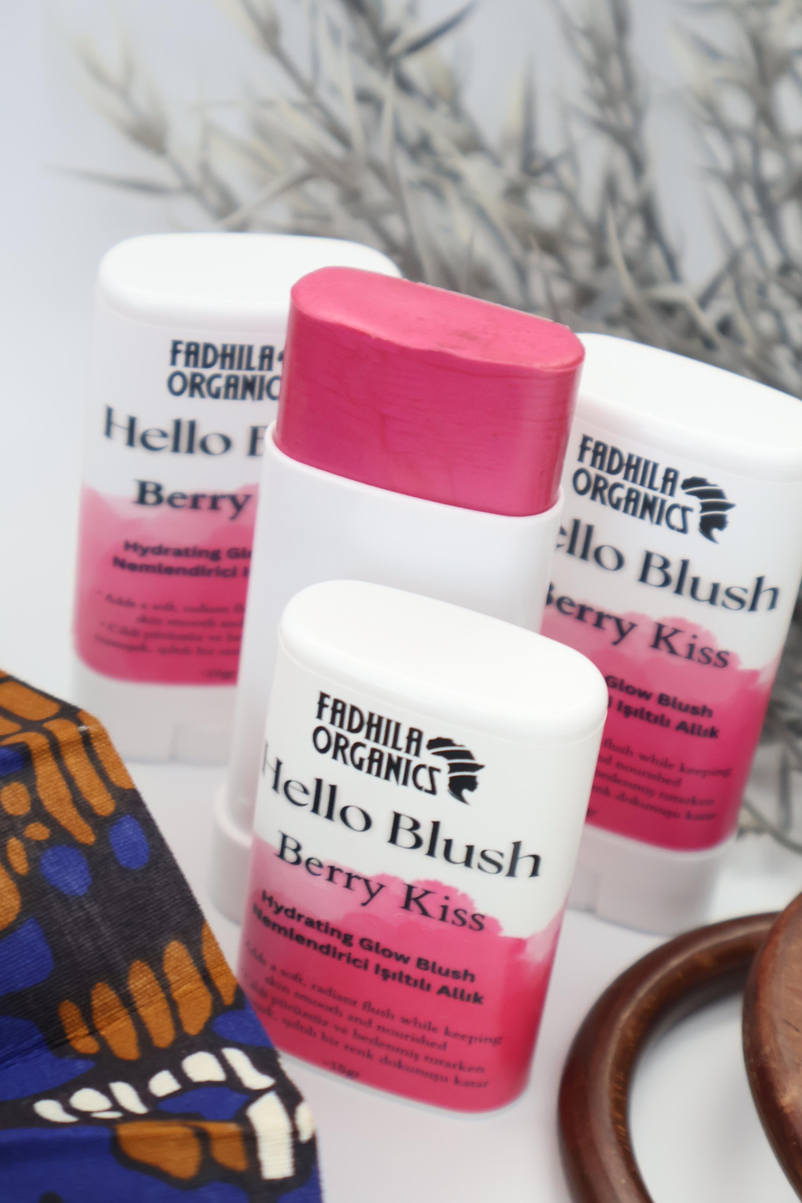 Hello Blush Doğal Işıltılı Stick Allık - Berry Kiss