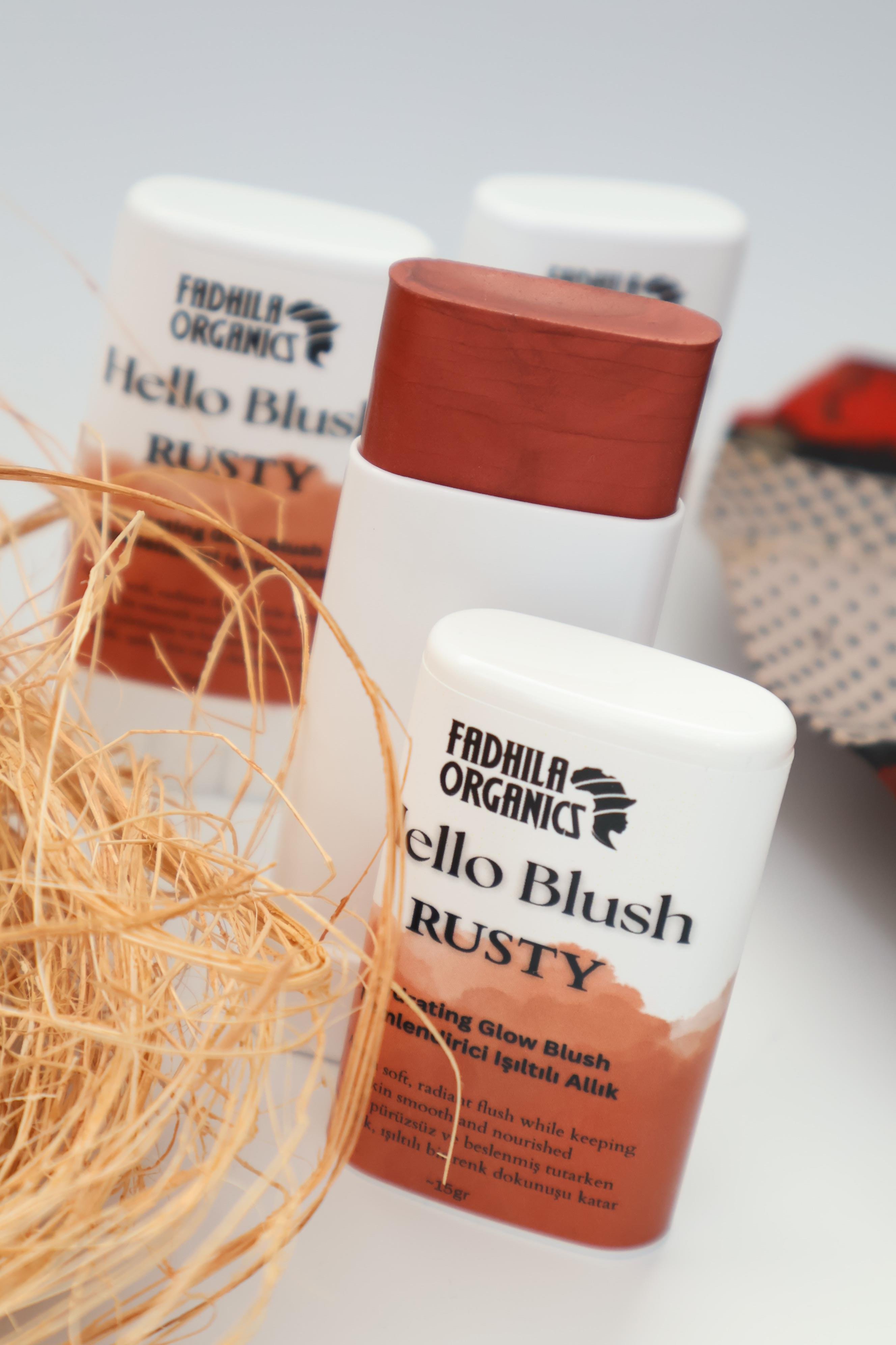 Hello Blush Doğal Işıltılı Stick Allık - Rusty
