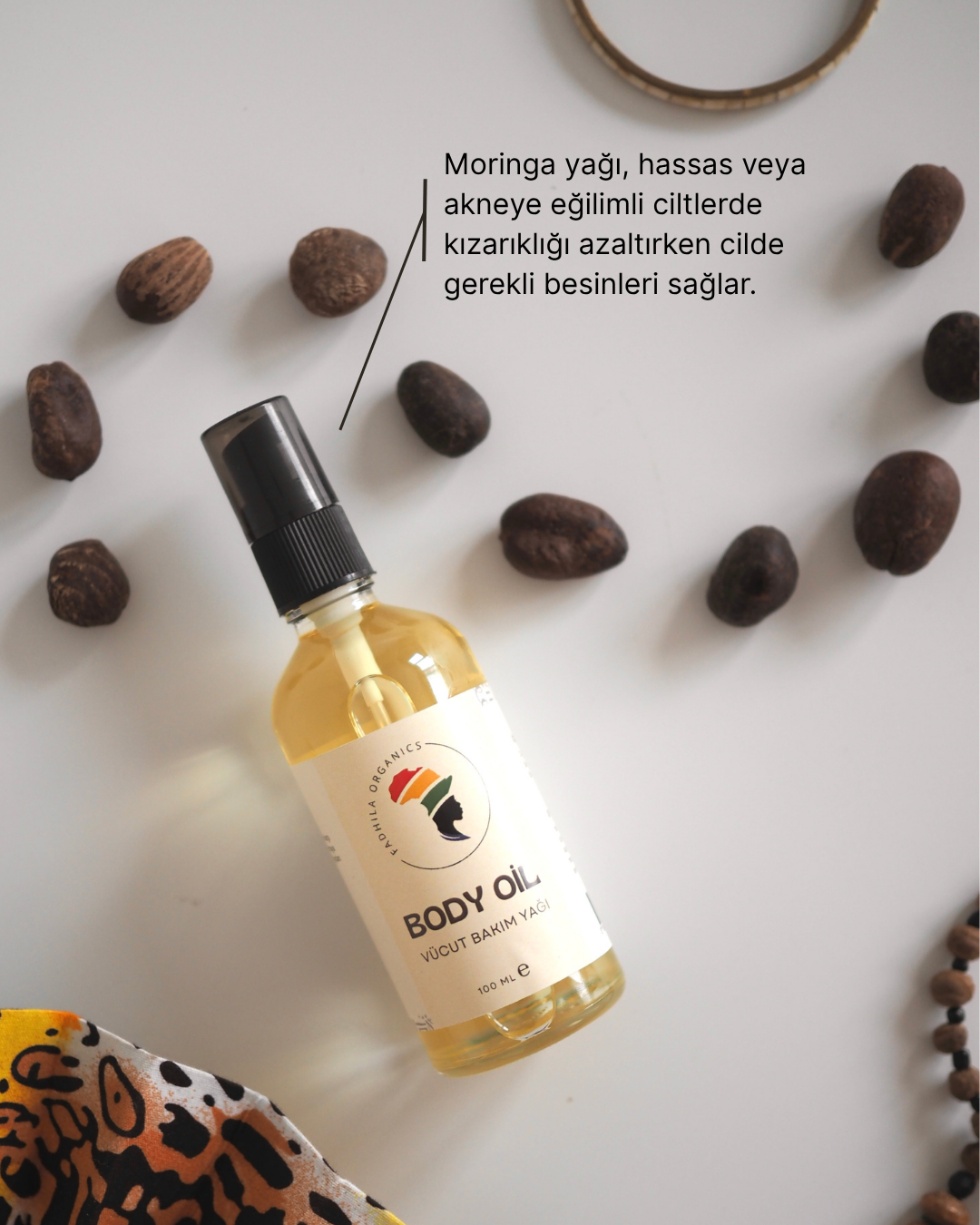 Sandalwood Vücut Bakım Yağı - Body Oil - 100 ml