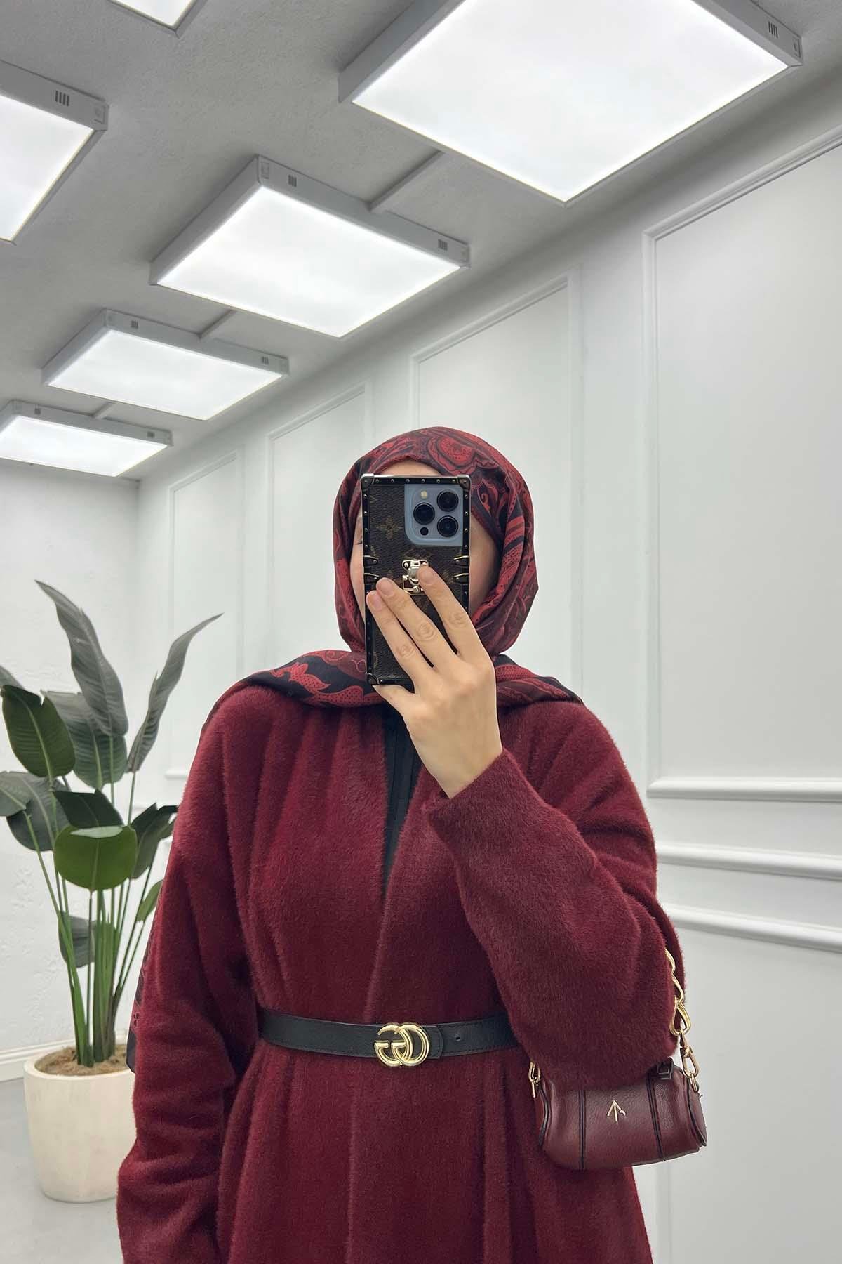 Angora Hırka Bordo