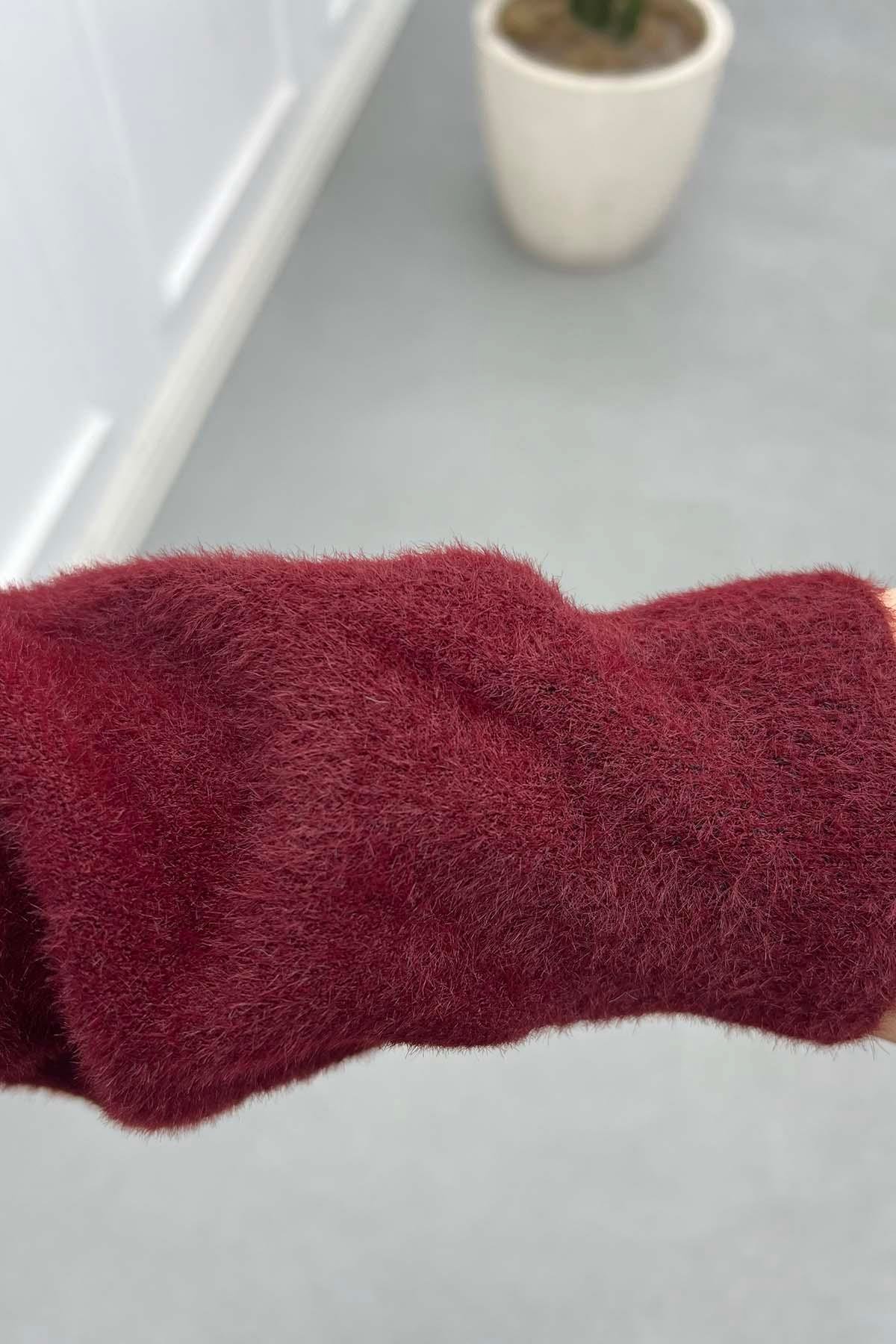 Angora Hırka Bordo