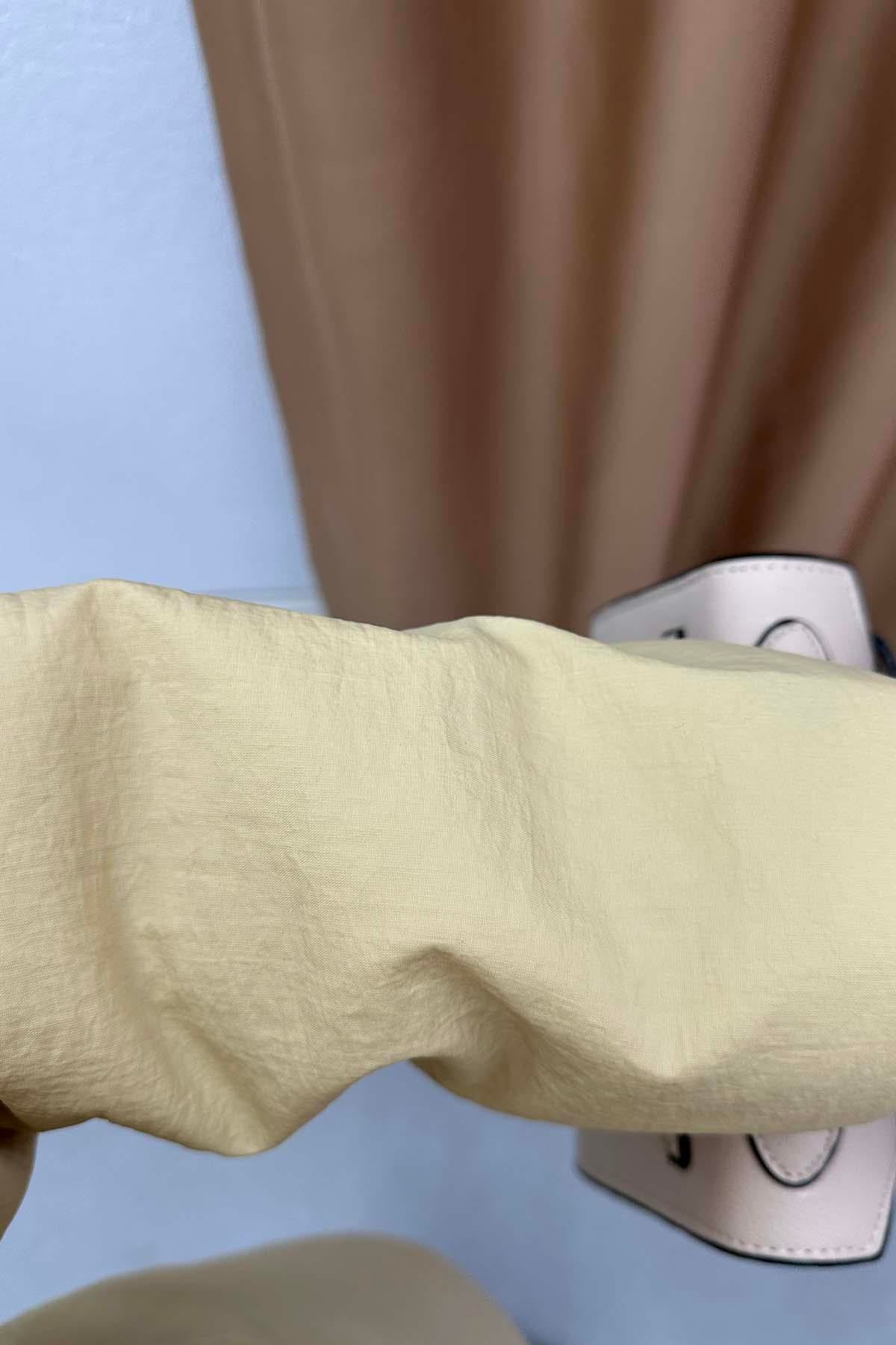 Anvelop Şişme Mont Yağ Sarısı