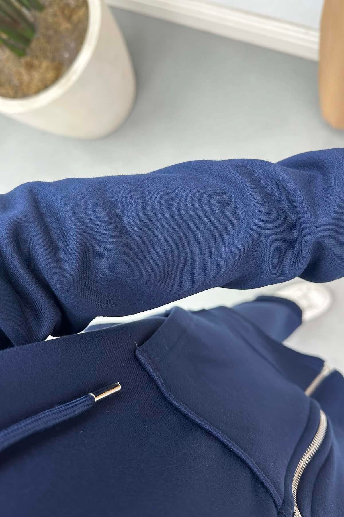Arkası Uzun Şardonlu Oysh Takım Lacivert