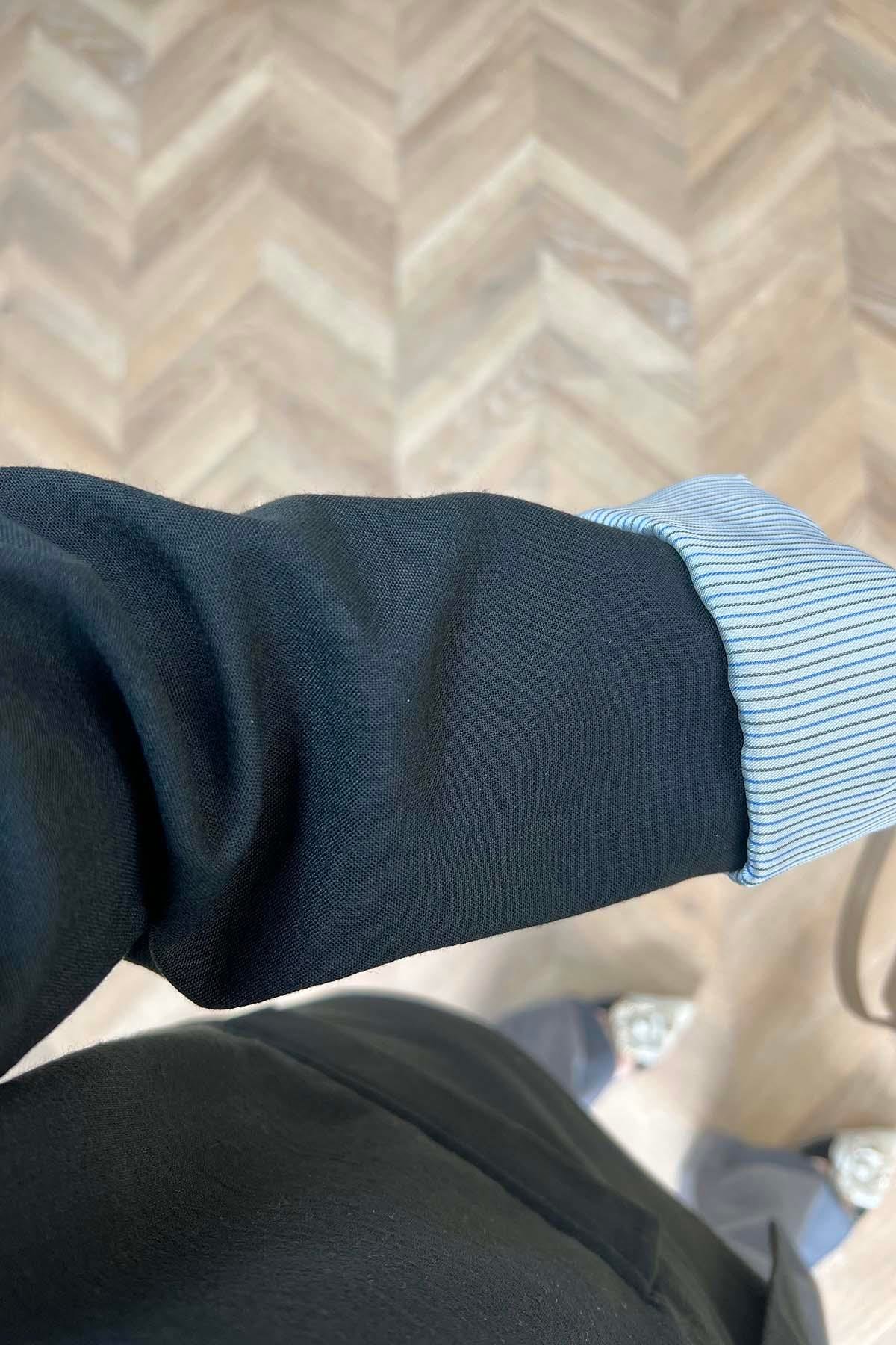 Astarlı Ceket Siyah