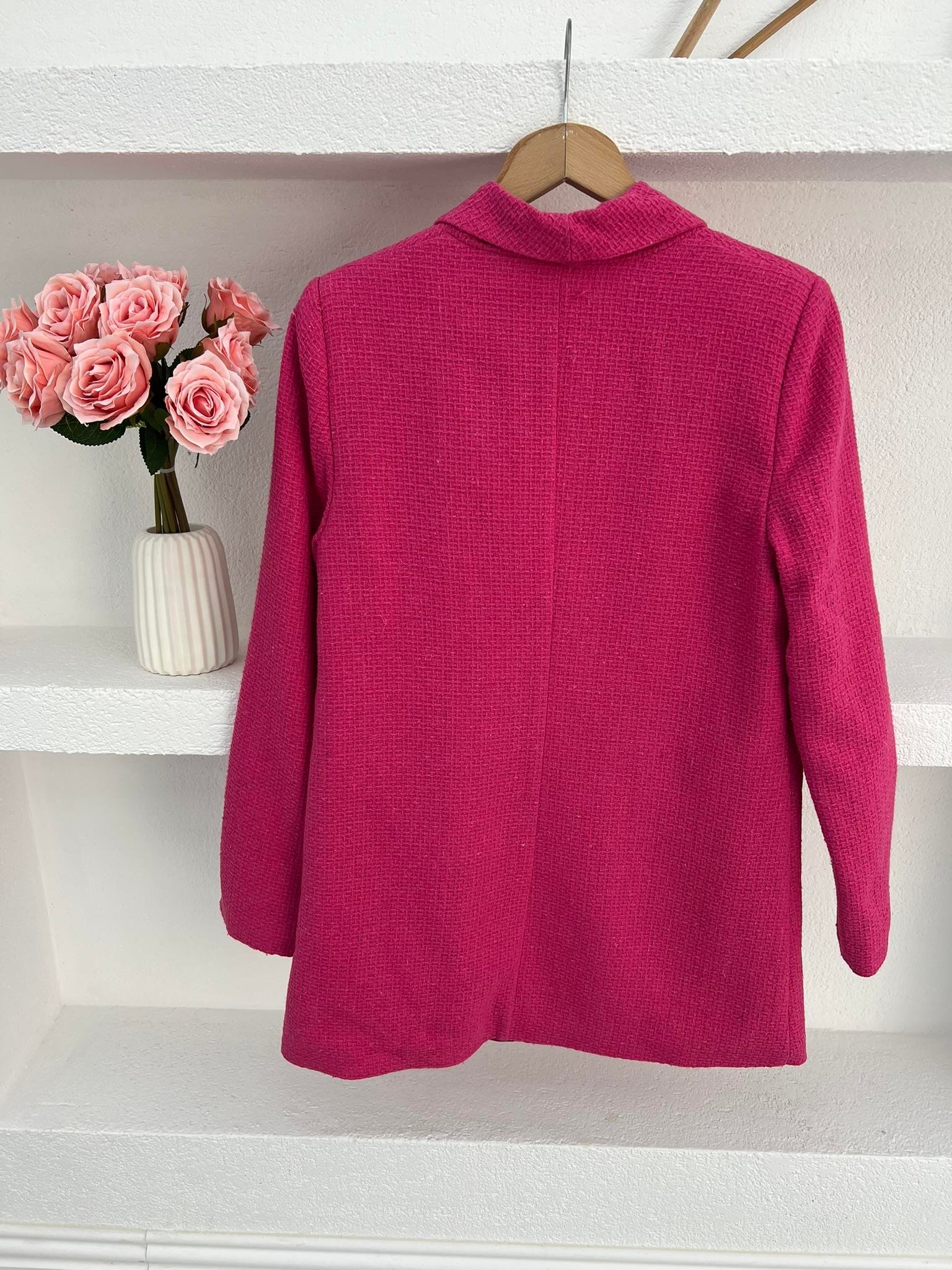 Astarlı Tüvit Ceket Pembe