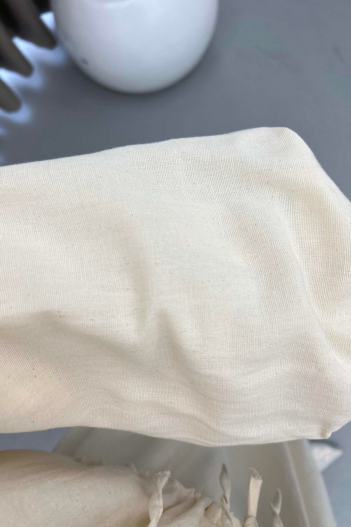 Bağlamalı Keten Etek Takım Taş