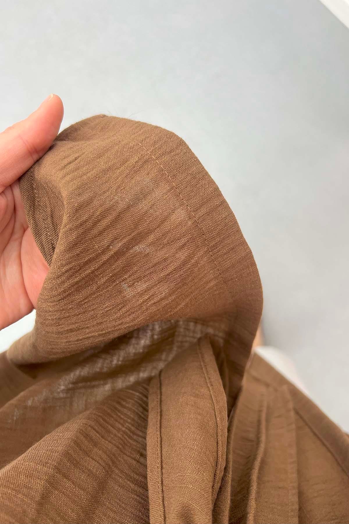 Bağlamalı Kimono Kahve