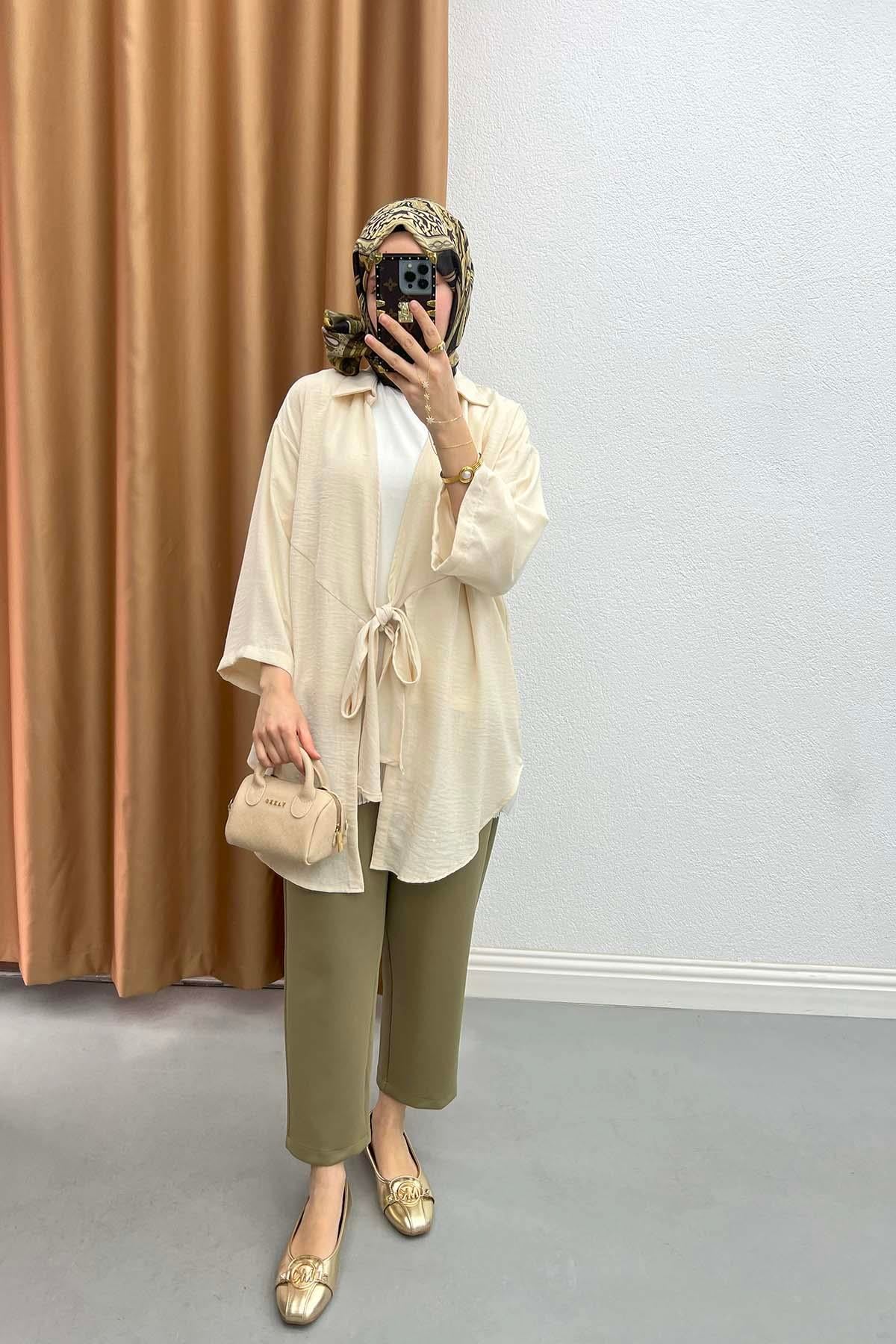Bağlamalı Kimono Taş