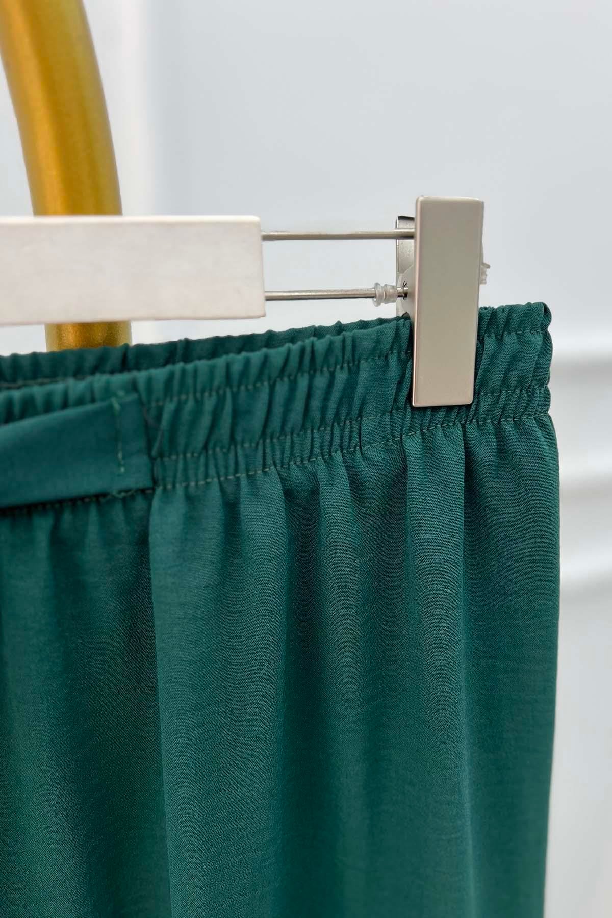 Bağlamalı Pantalon Yeşil