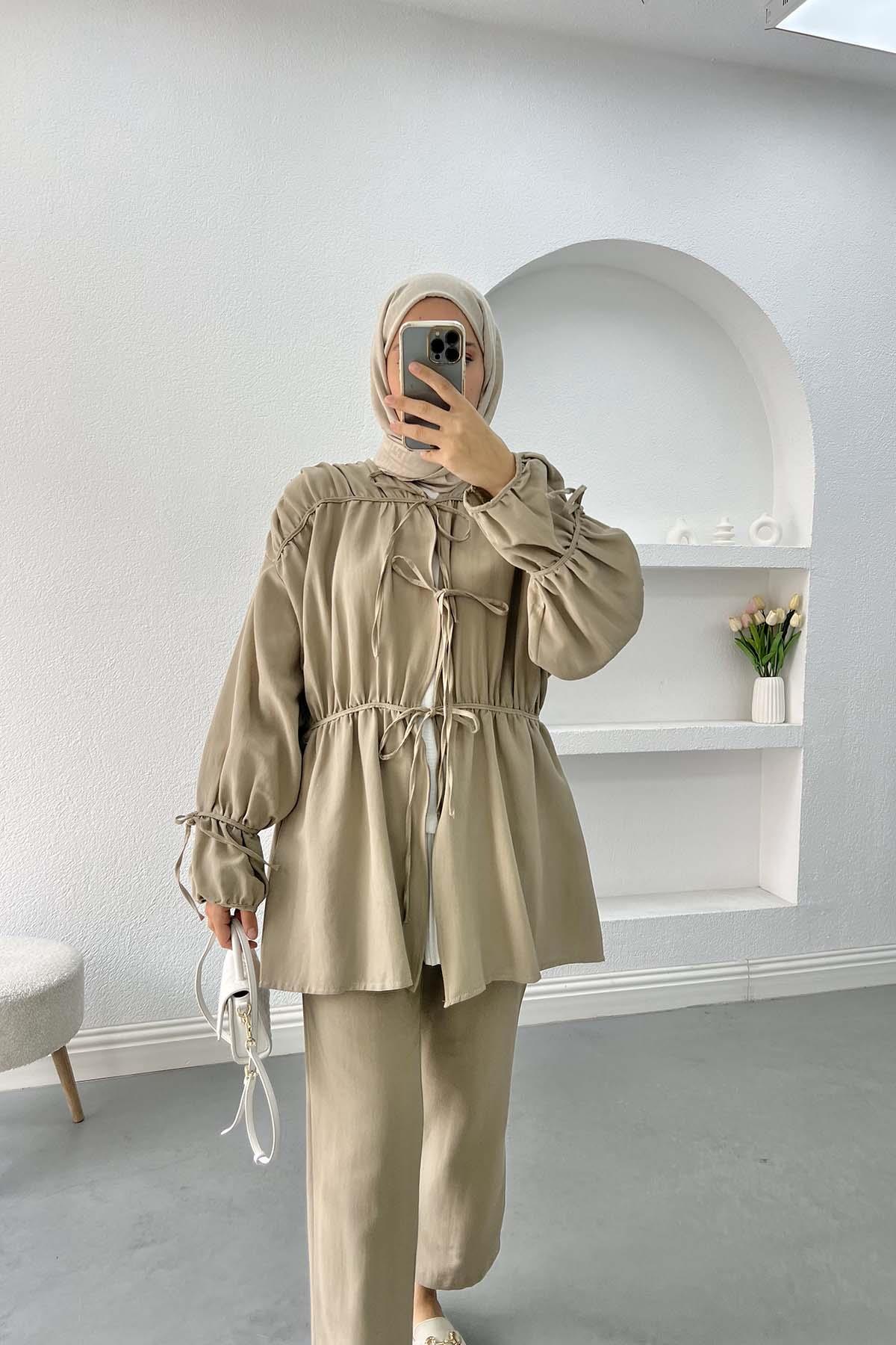 Bağlamalı Takım Soft Yeşil
