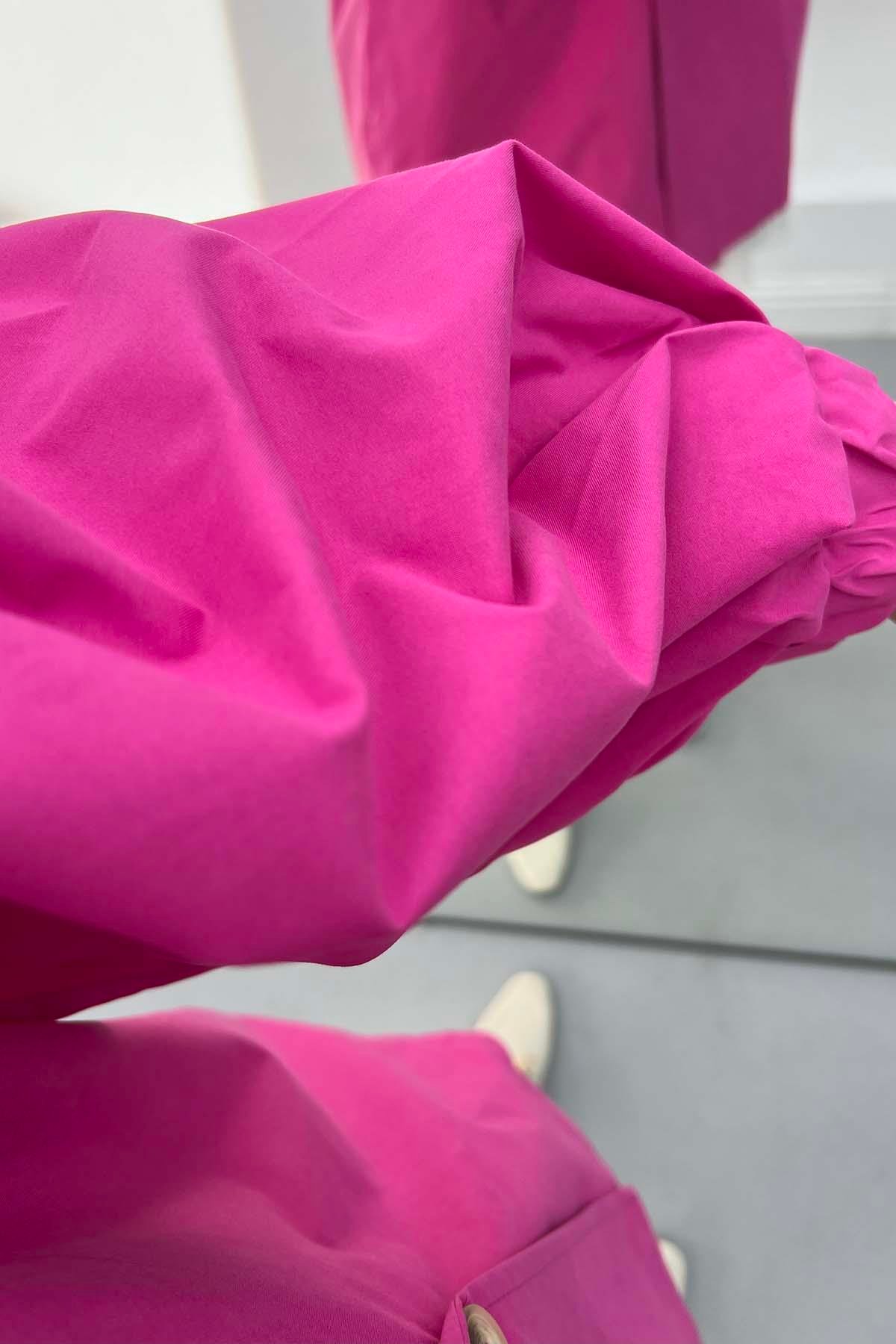 Balon Kol Ceket Pembe