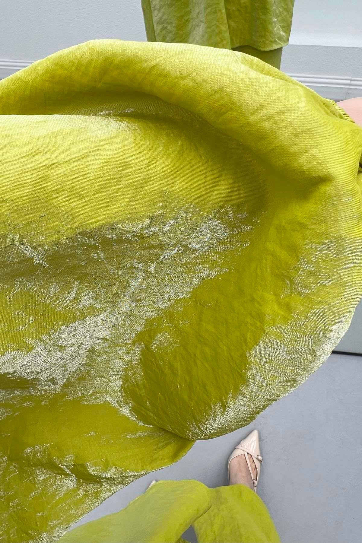 Balon Kol Parlak Takım Yağ Yeşili