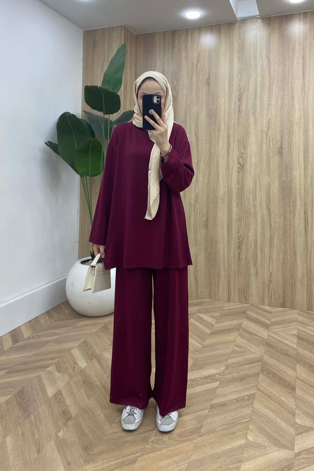 Basic Modal Takım Bordo