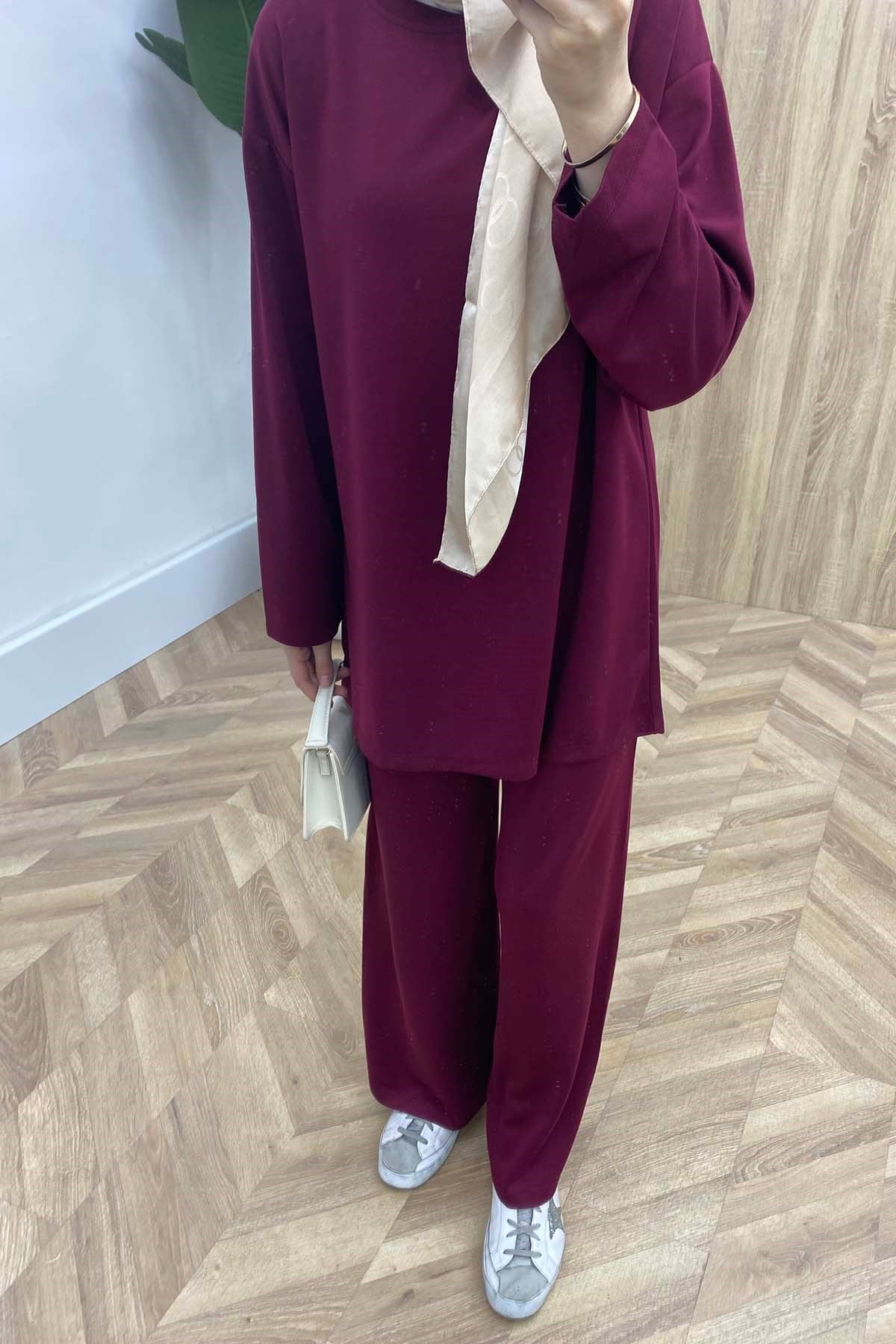 Basic Modal Takım Bordo