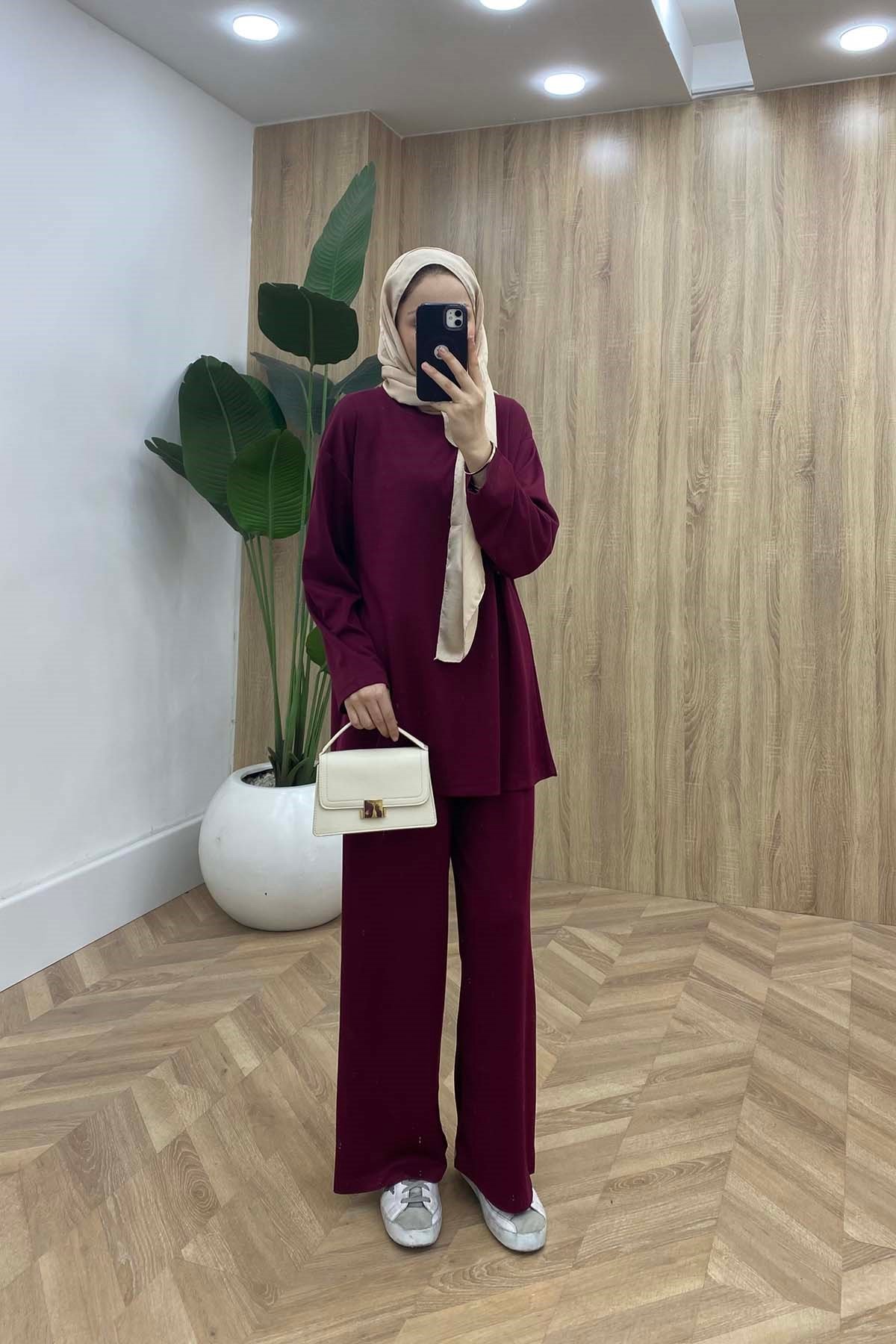 Basic Modal Takım Bordo