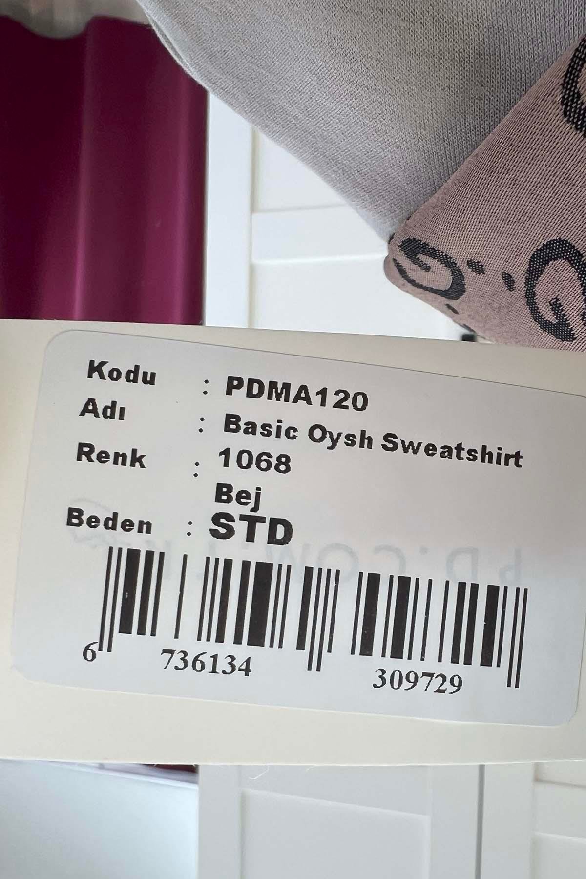 Basic Oysh Sweatshirt Bej