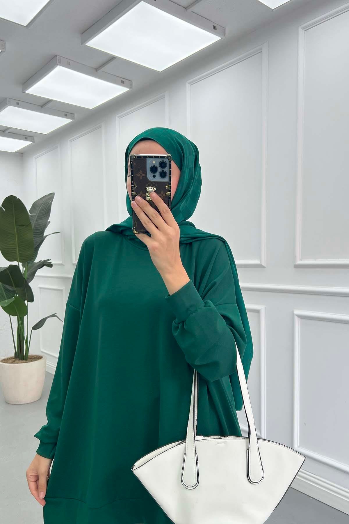 Basic Oysh Sweatshirt Zümrüt Yeşili