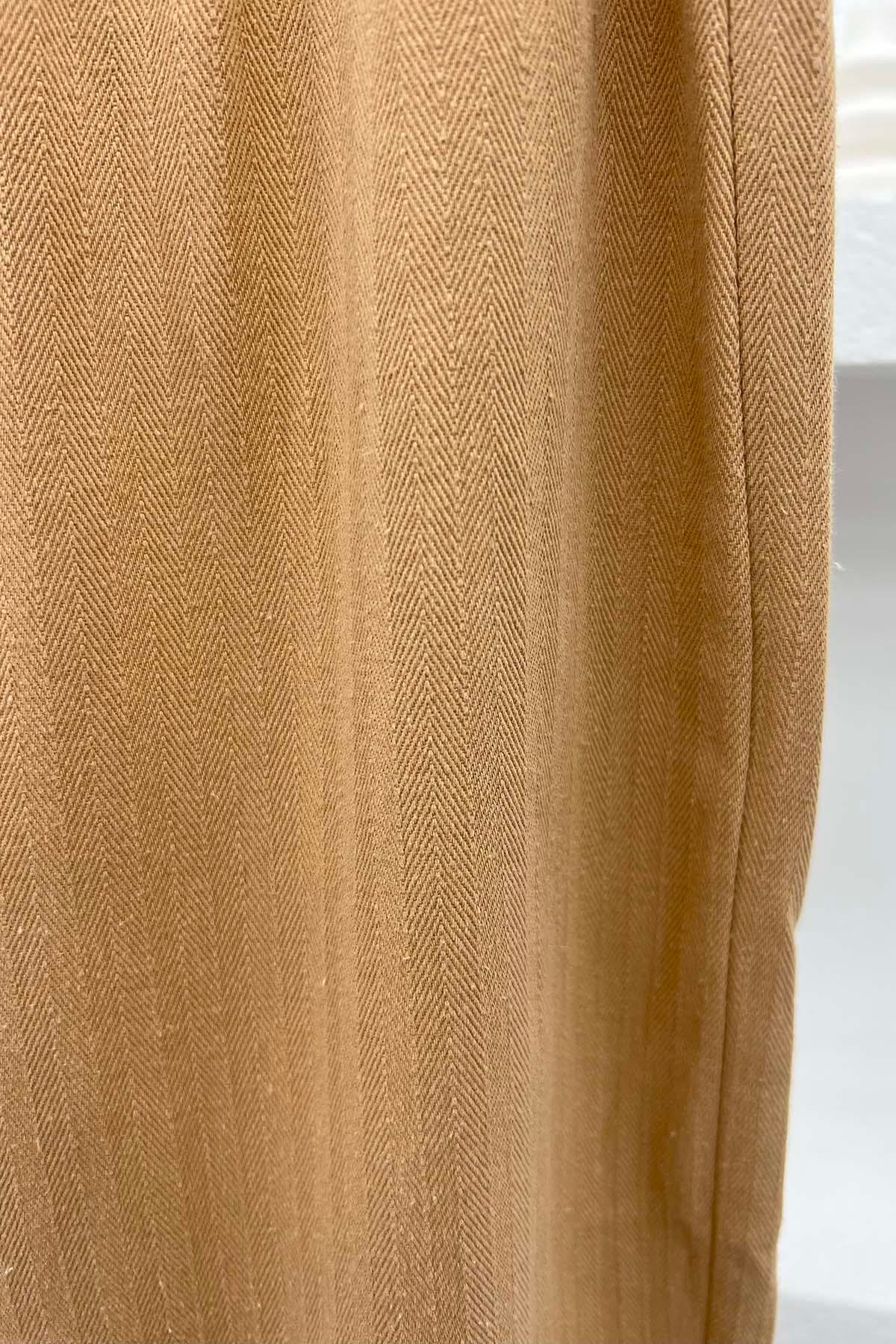 Bel Lastikli Kot Pantolon Camel