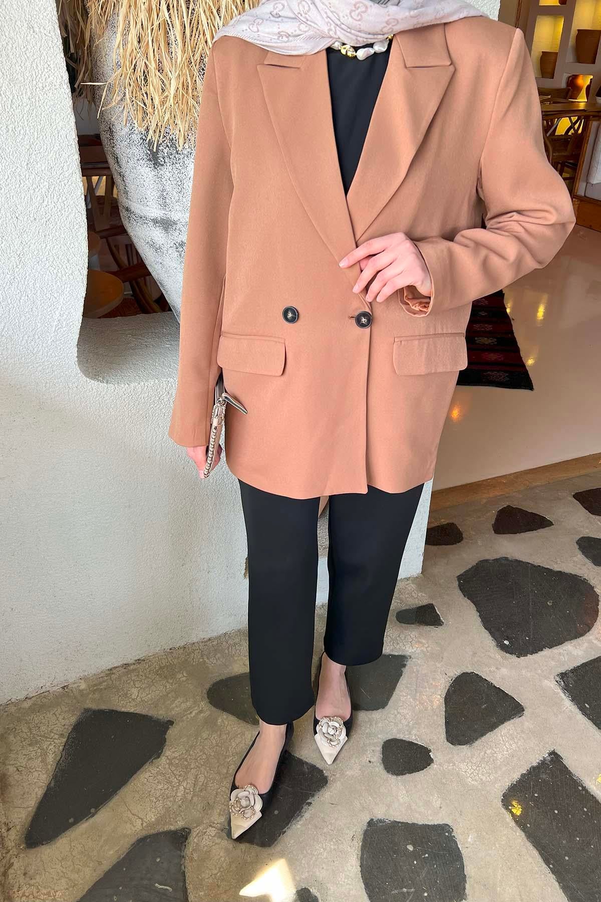 Blazer Ceket Kahve