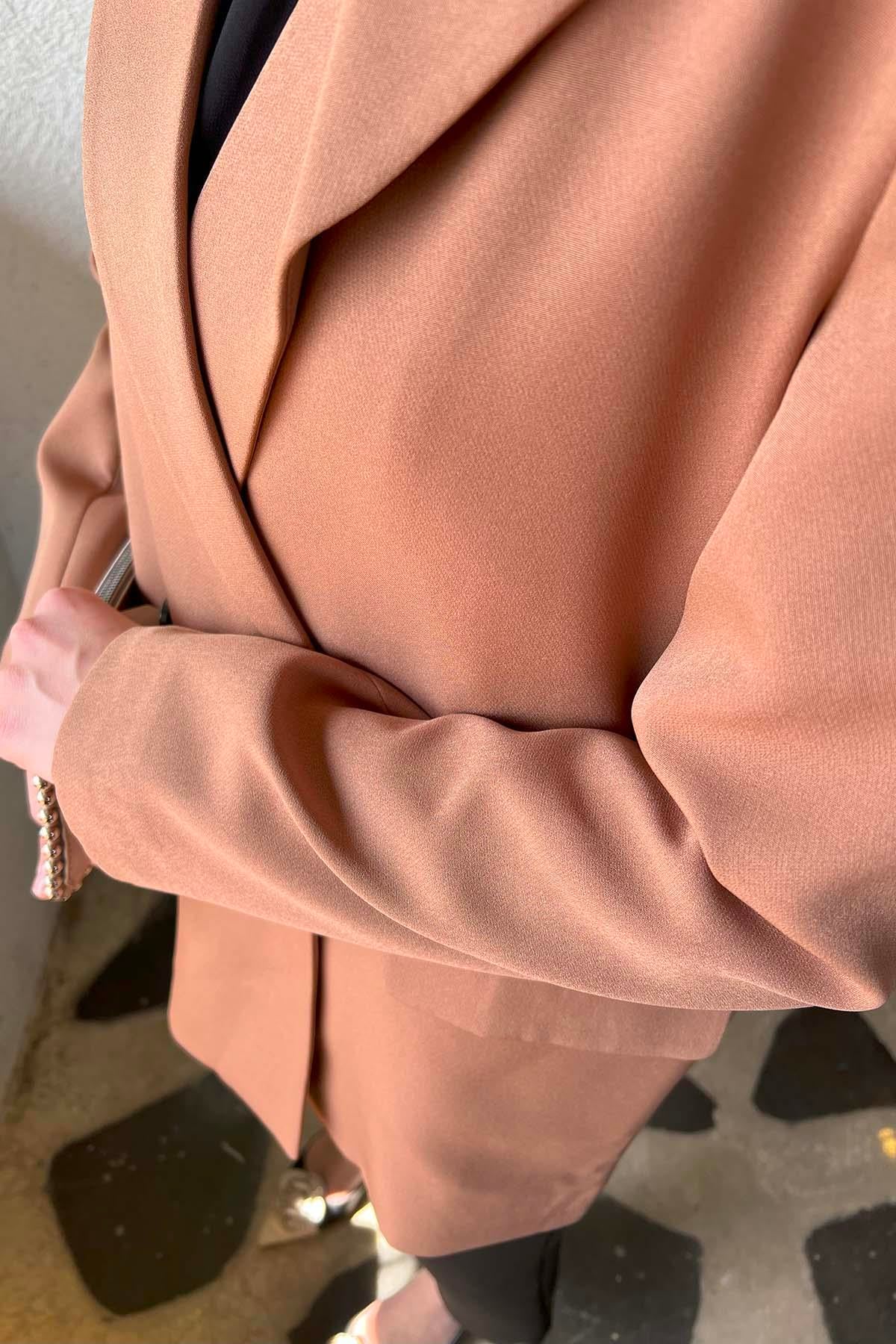 Blazer Ceket Kahve