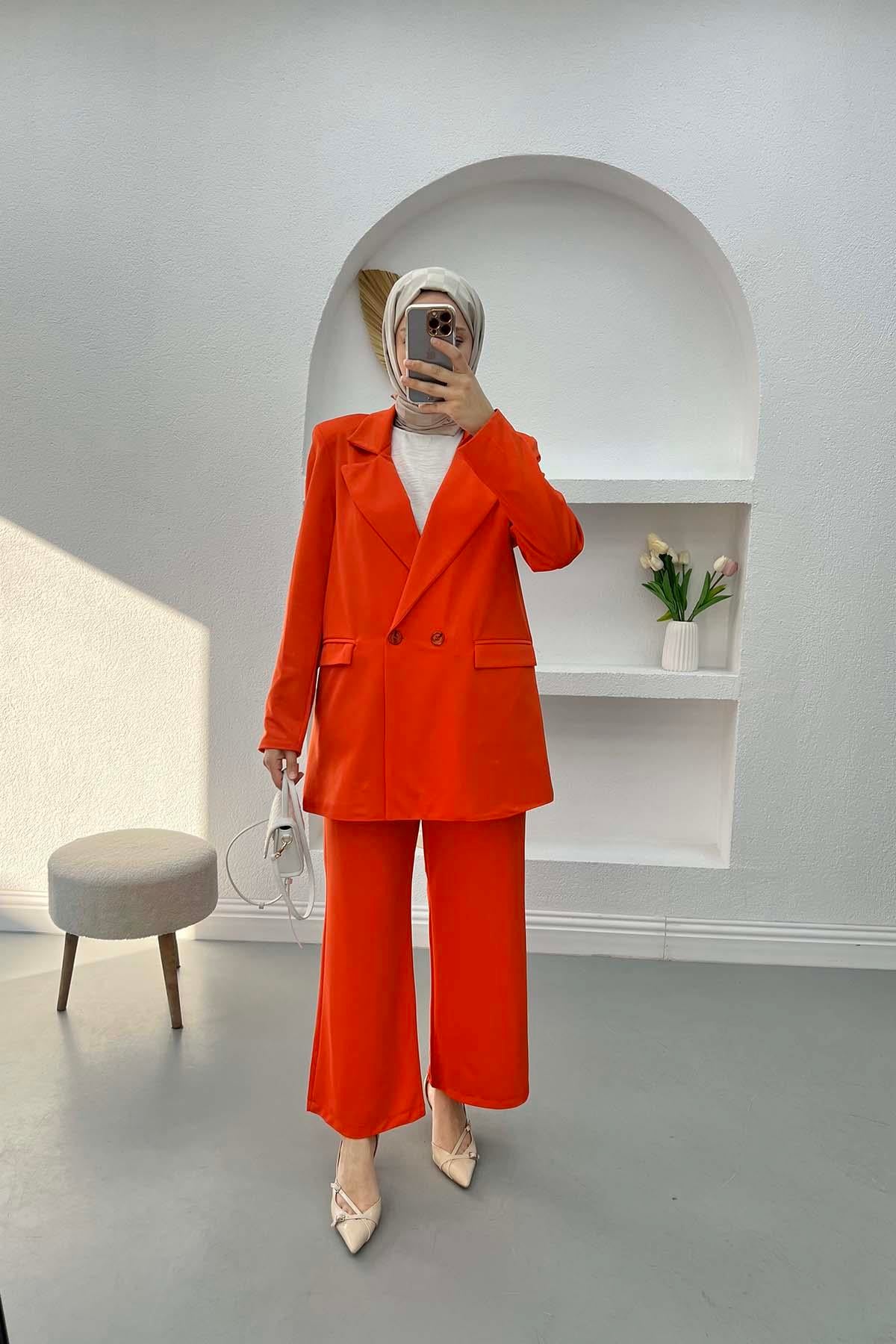 Blazer Ceket Takım Kırmızı
