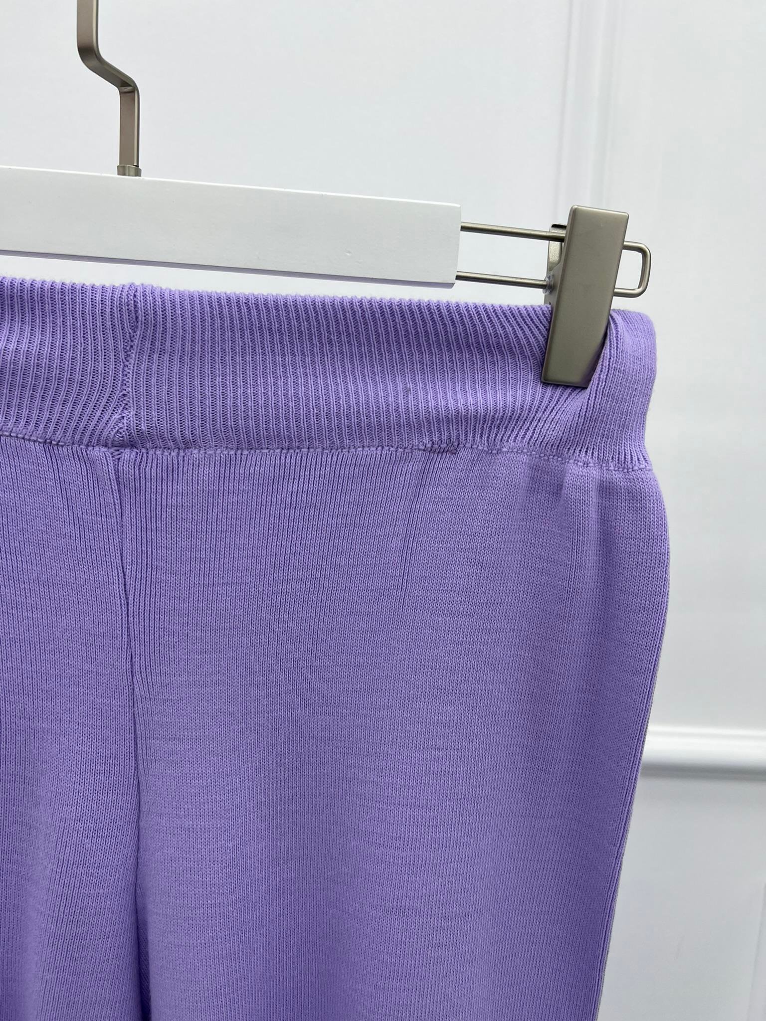 Bol Paça Triko Pantolon Lila