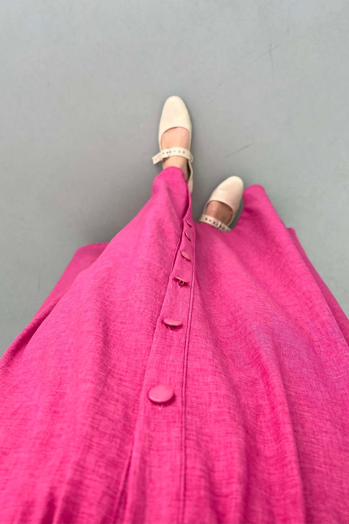 Bymen Elbise Pembe