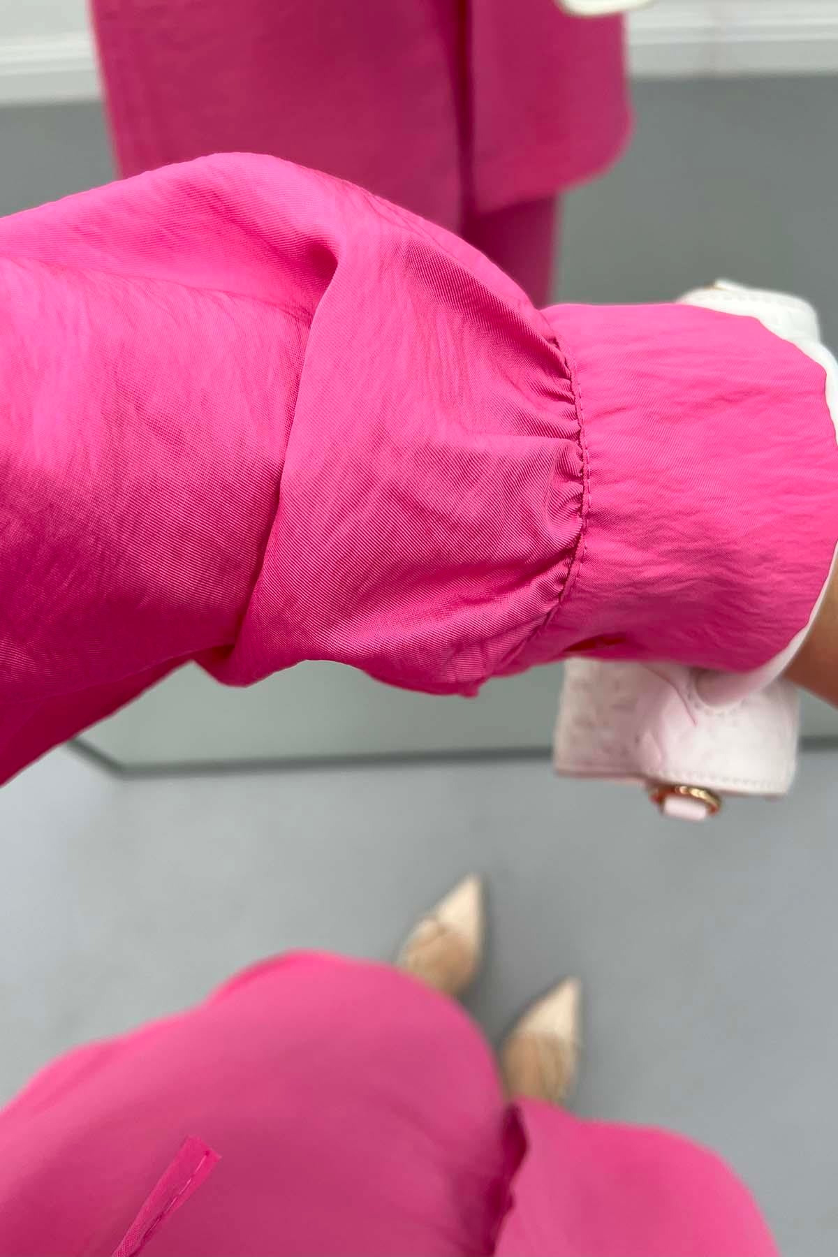 Cep Taşlı Takım Pembe