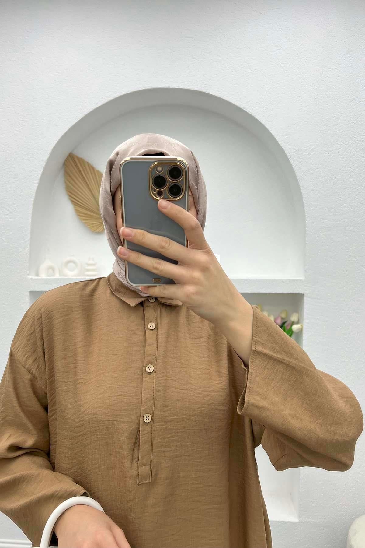 Cepli Tunik Kahve
