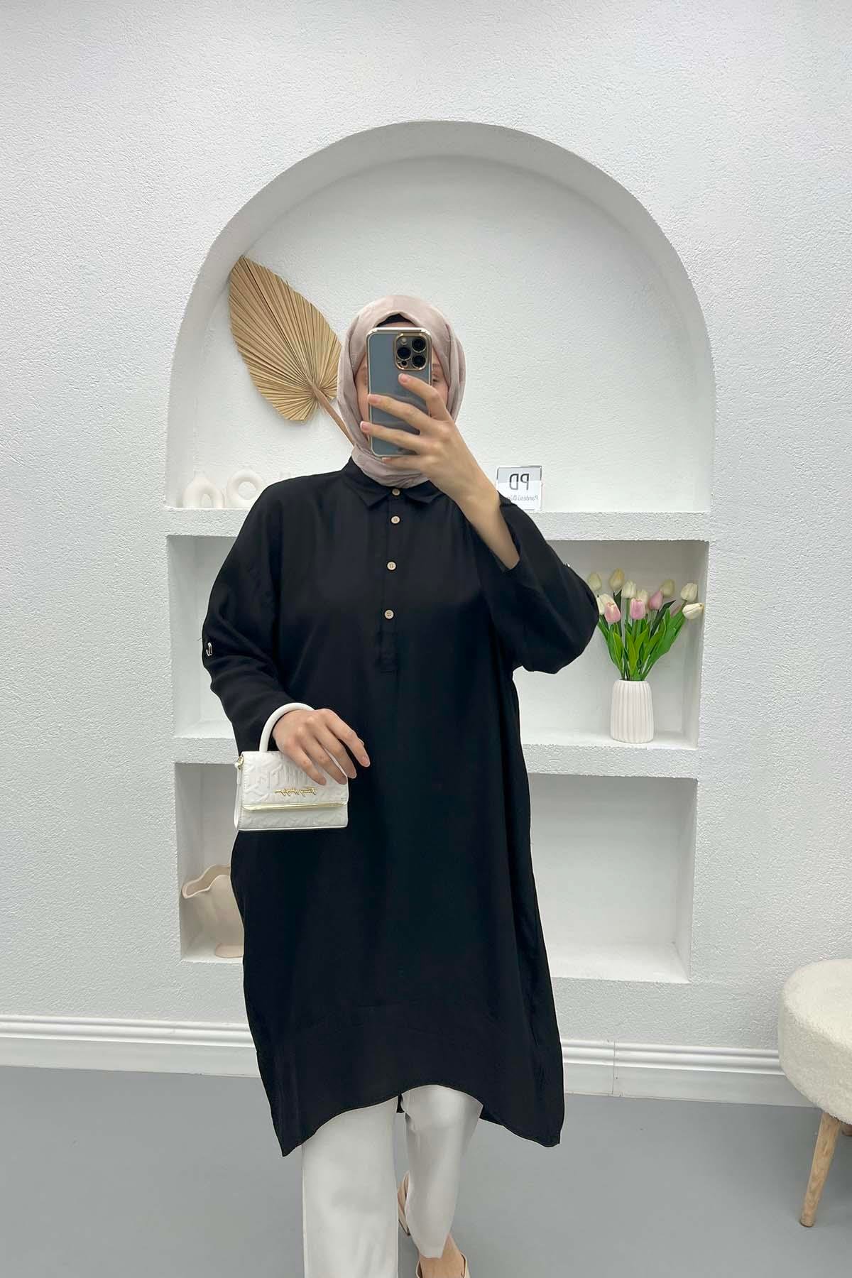 Cepli Tunik Siyah