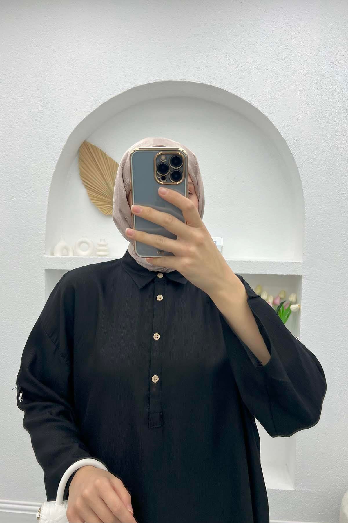 Cepli Tunik Siyah