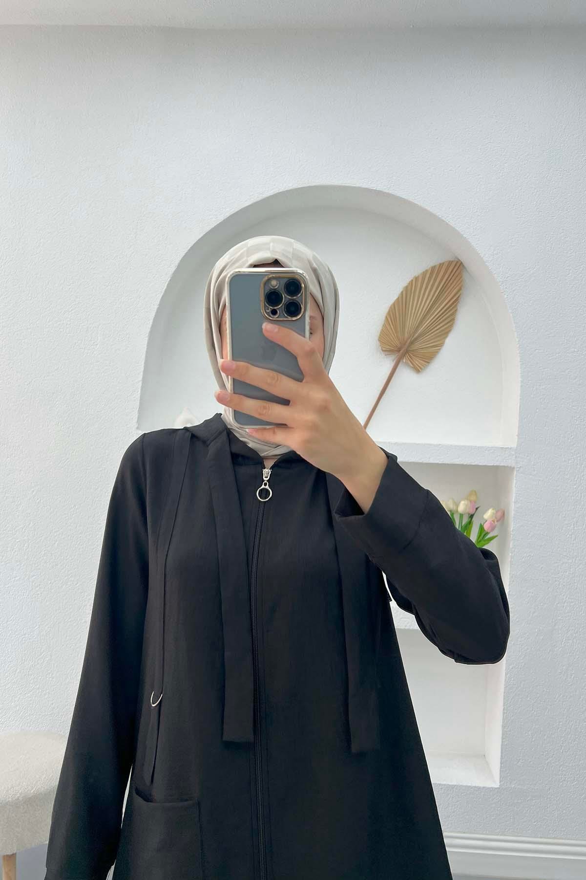Cepli Tunik Takım Siyah