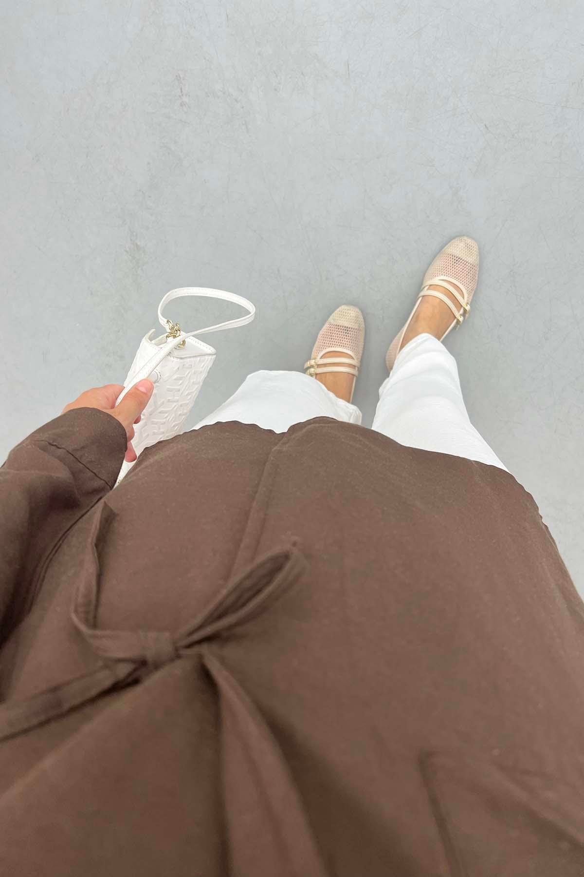 Cepli Viral Kimono Acı Kahve