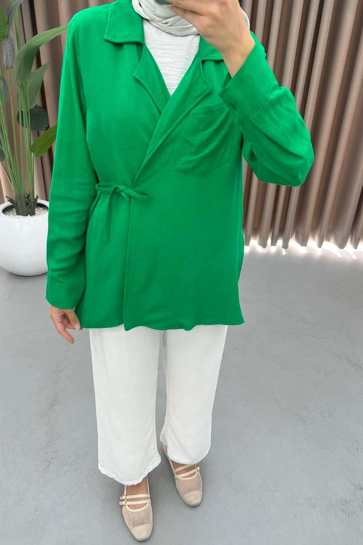 Cepli Viral Kimono Benetton Yeşil