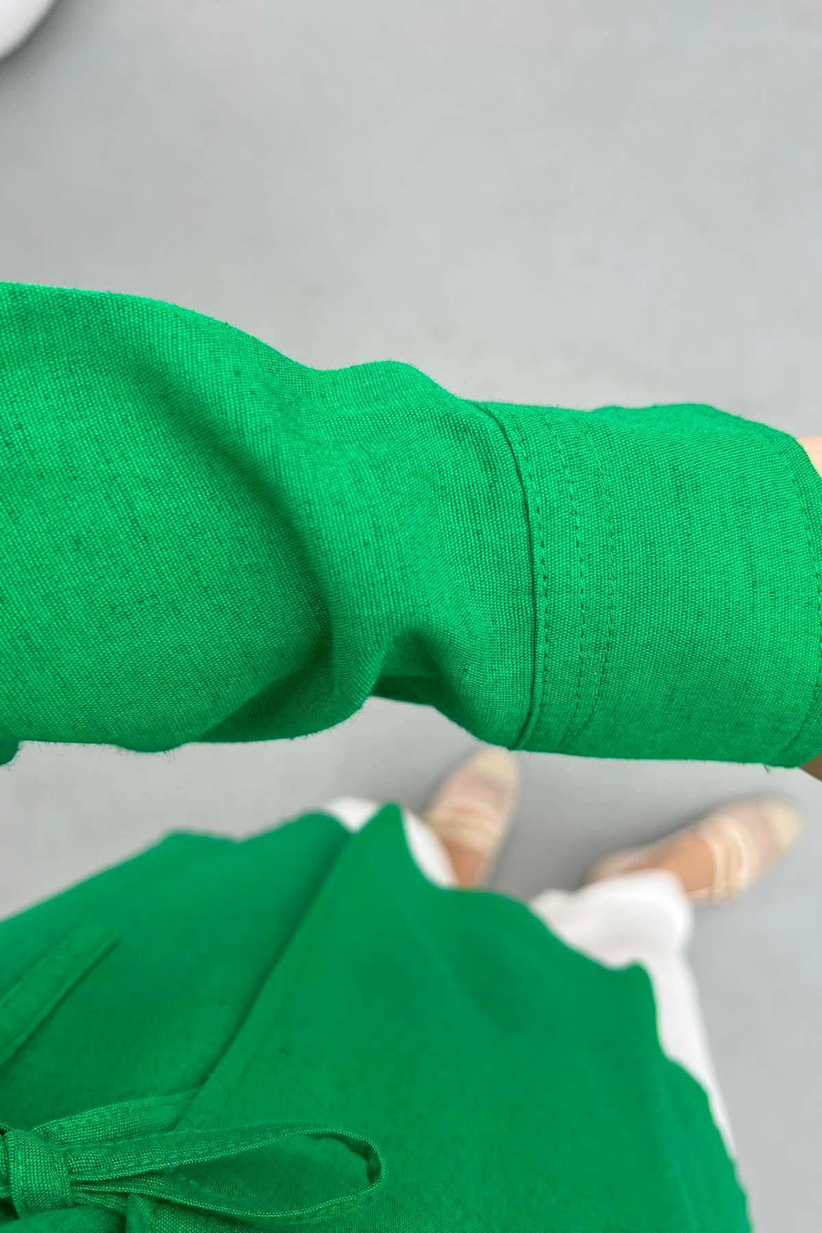 Cepli Viral Kimono Benetton Yeşil