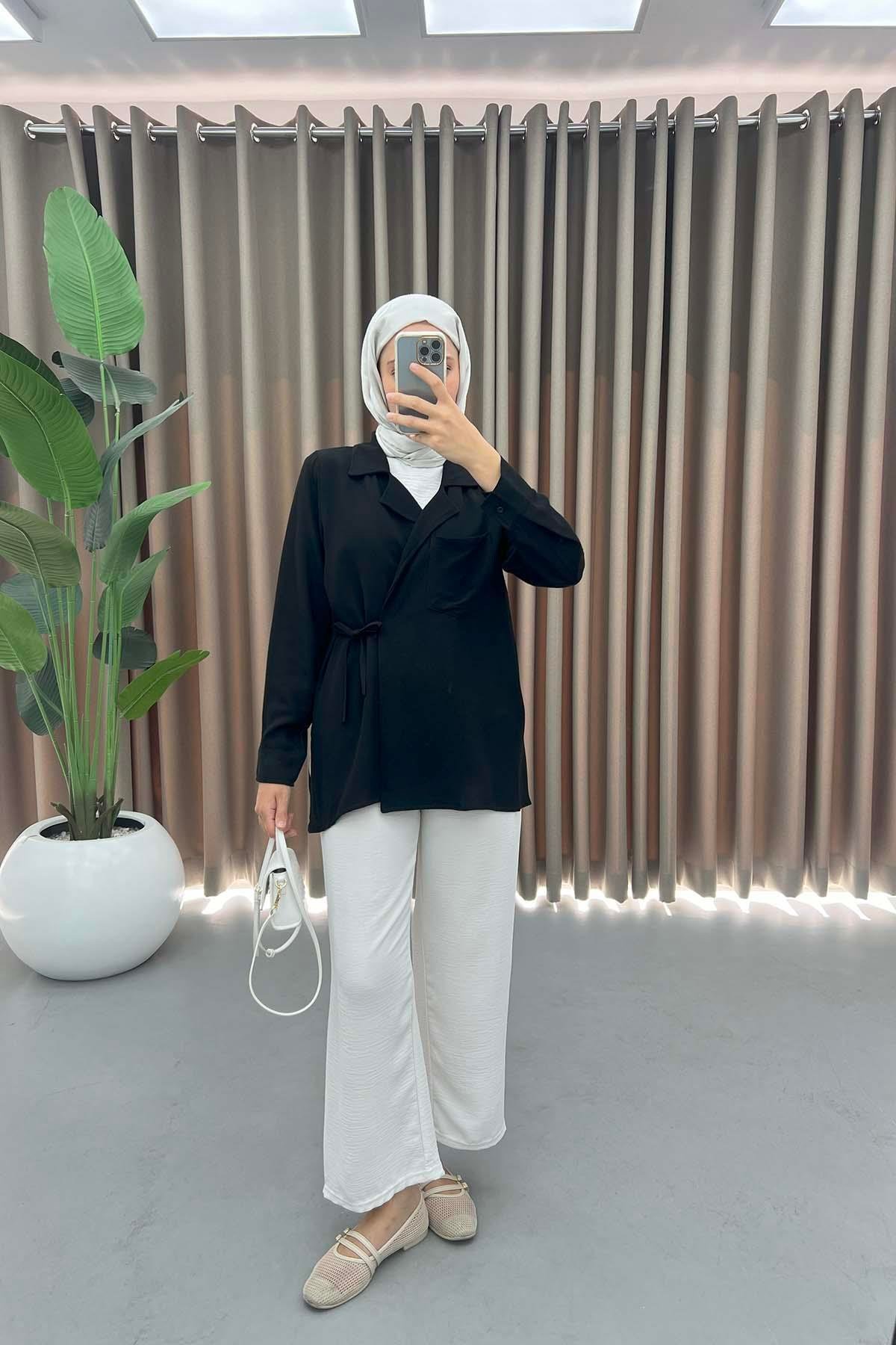 Cepli Viral Kimono Siyah