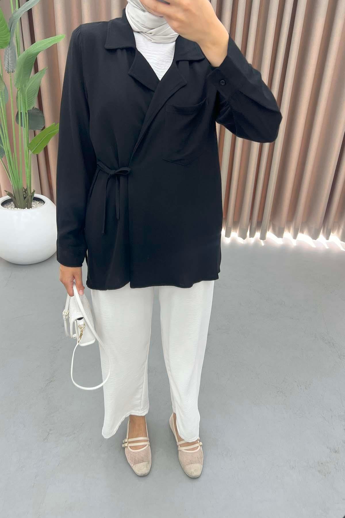 Cepli Viral Kimono Siyah