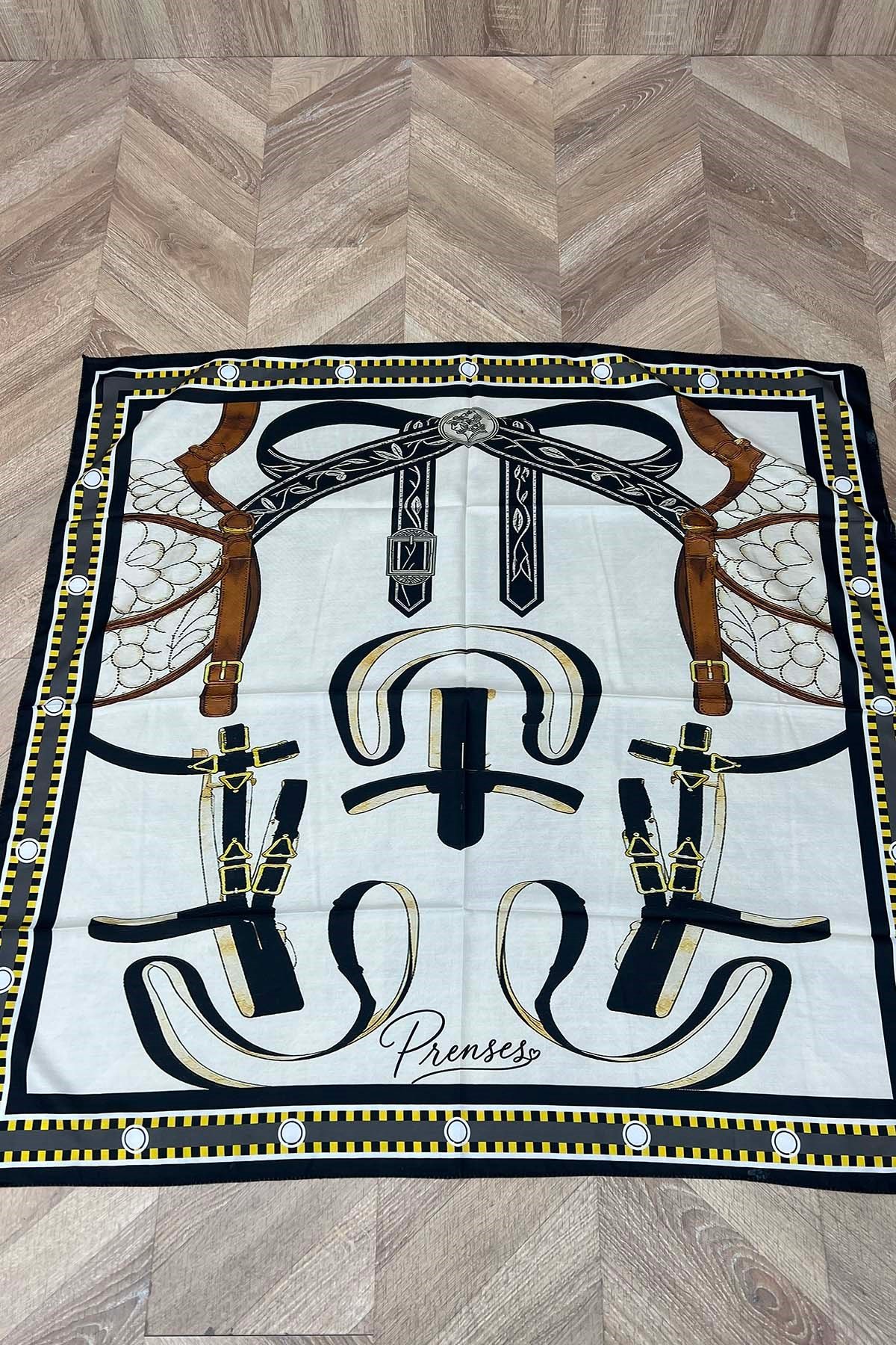 Çok Amaçlı Desenli Omuz Şalı Çok Renkli
