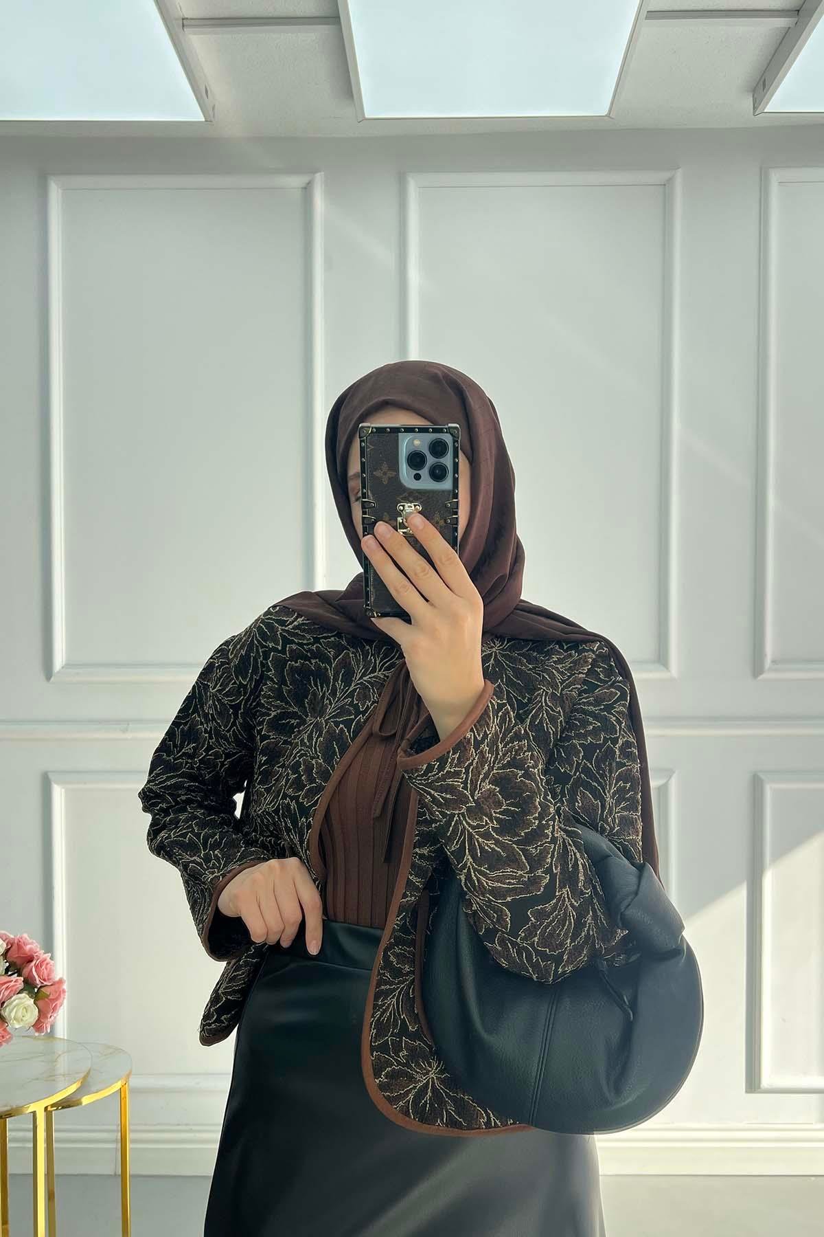 Deri Etek Siyah
