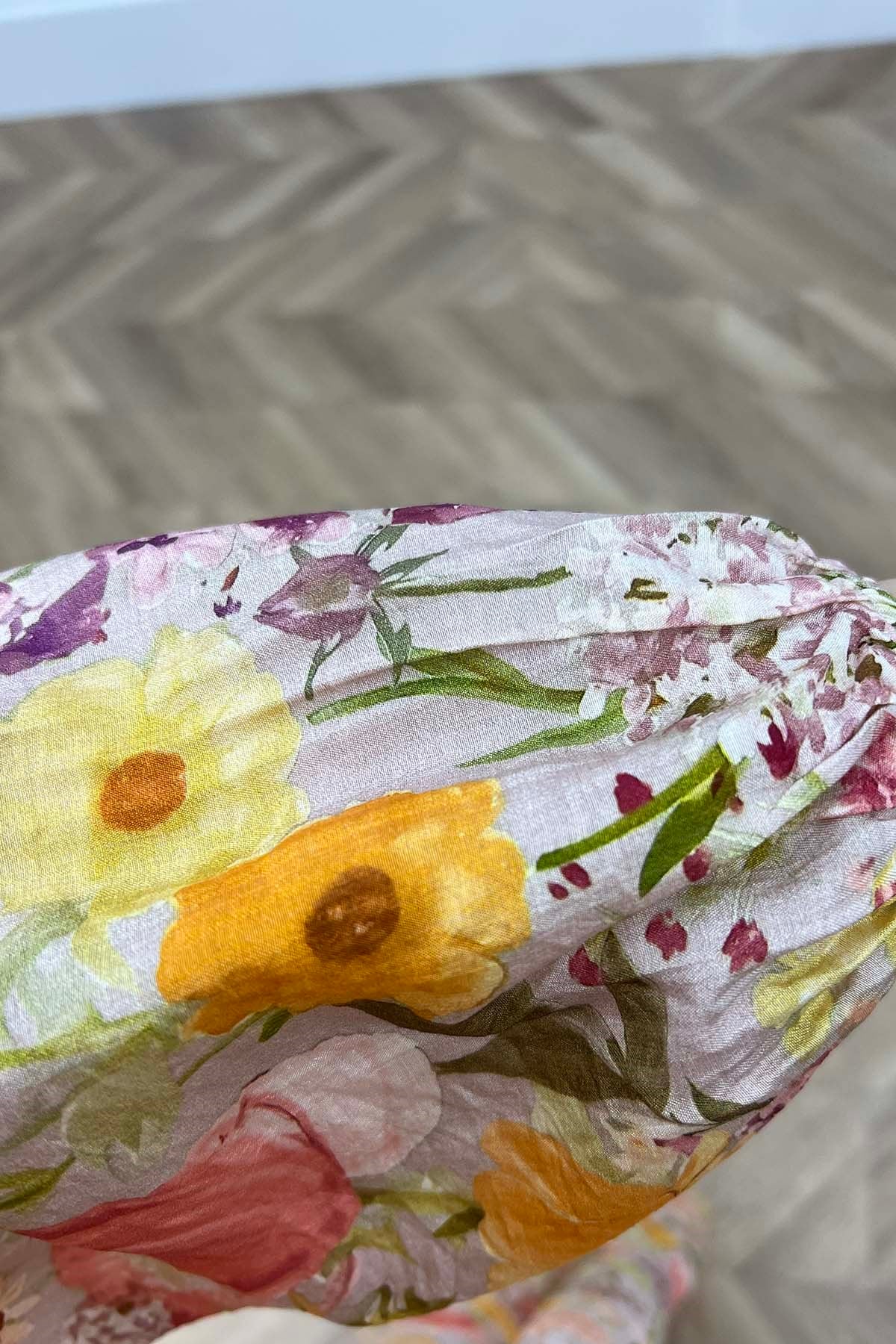 Desenli Mango Elbise Çok Renkli