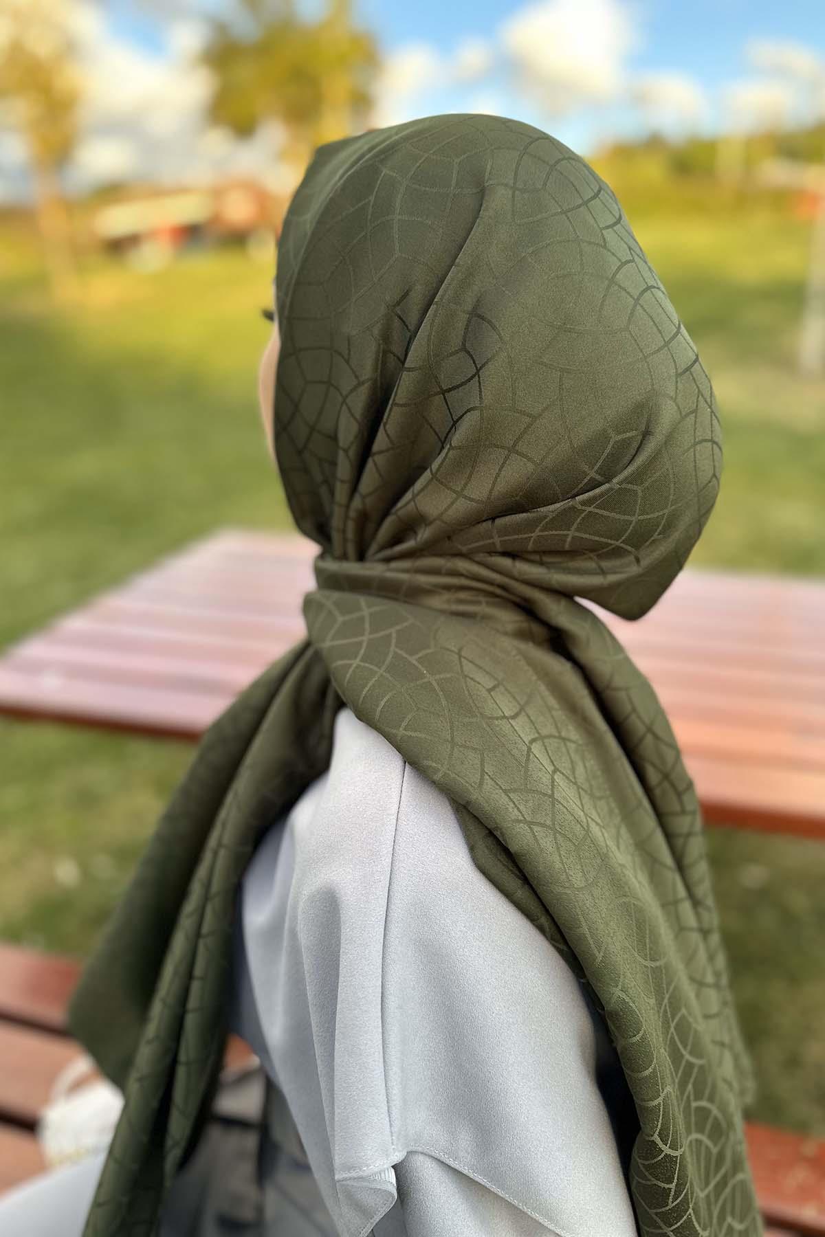 Desenli Şal Haki