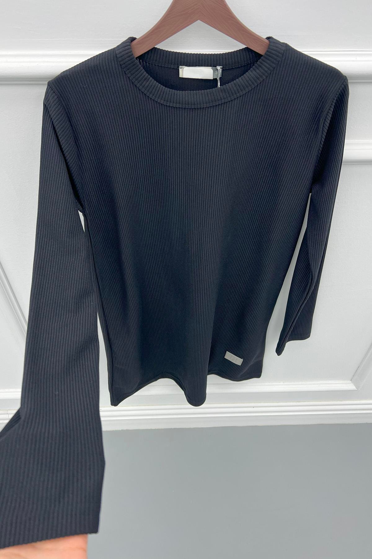 Fitilli Tunik Siyah
