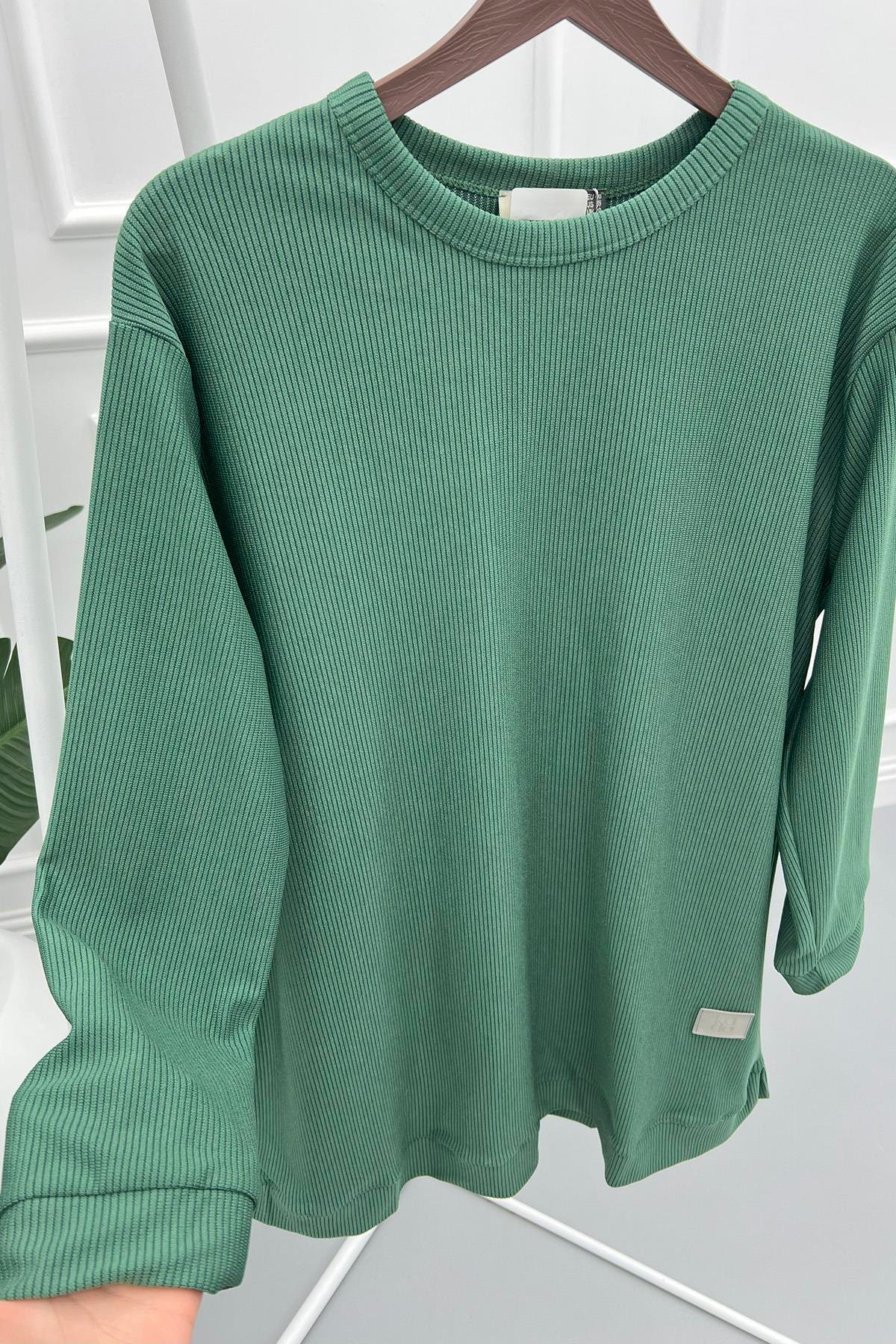 Fitilli Tunik Yeşil