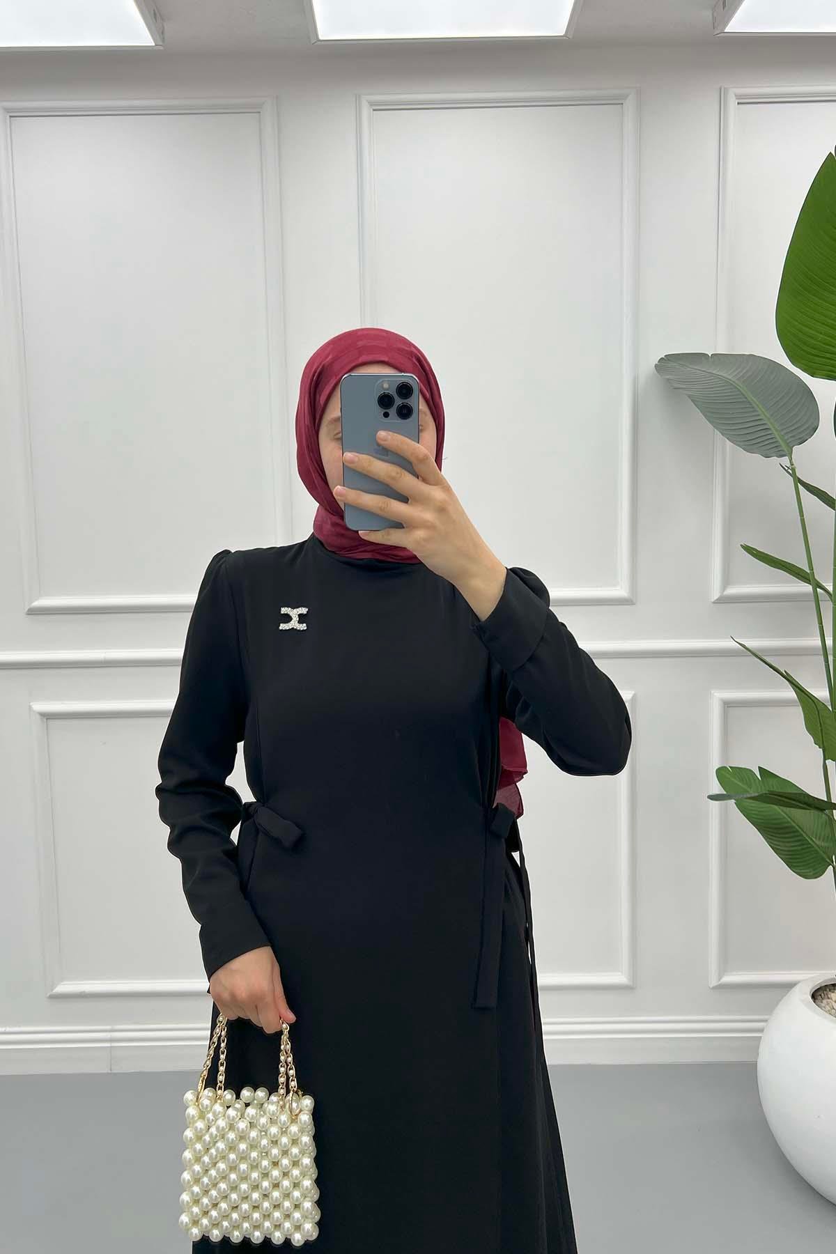 İncili Omuz Çantası Krem