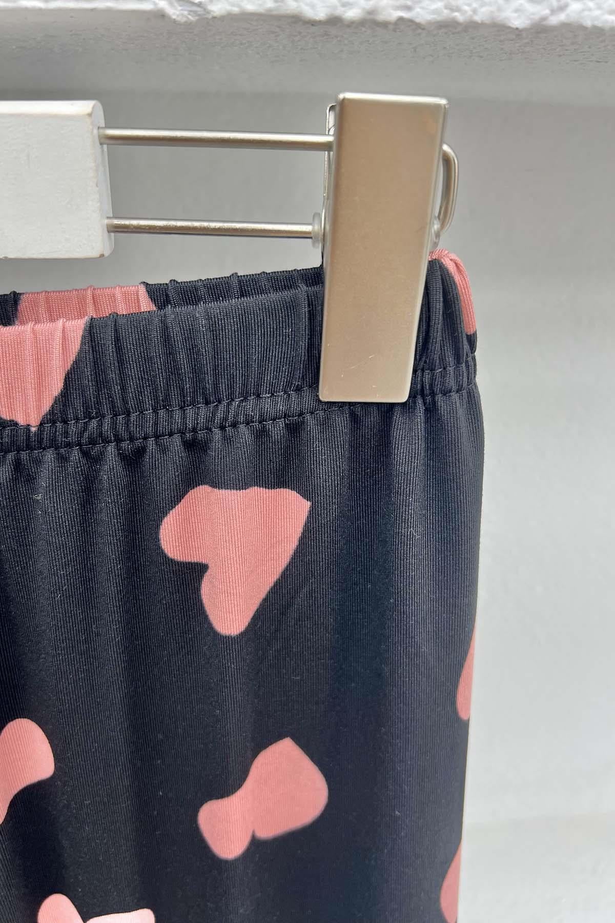 Kalpli Pijama Altı Siyah