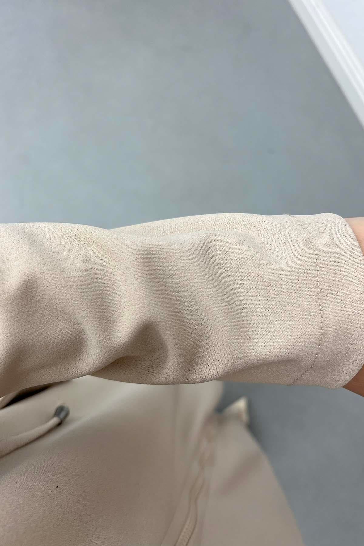 Kapüşonlu Tunik Taş