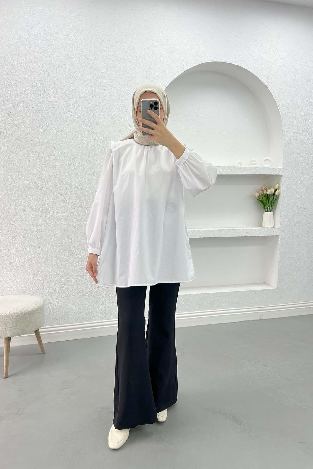 Kemerli Pantolon Siyah